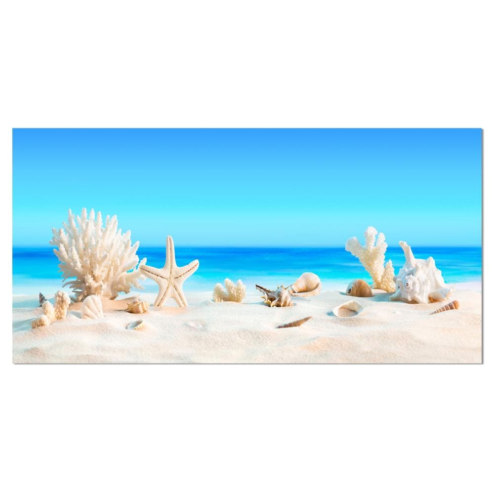 Designart PT8954-60-28 28-Inches H x 60-Inches W Coastal Canvas Print