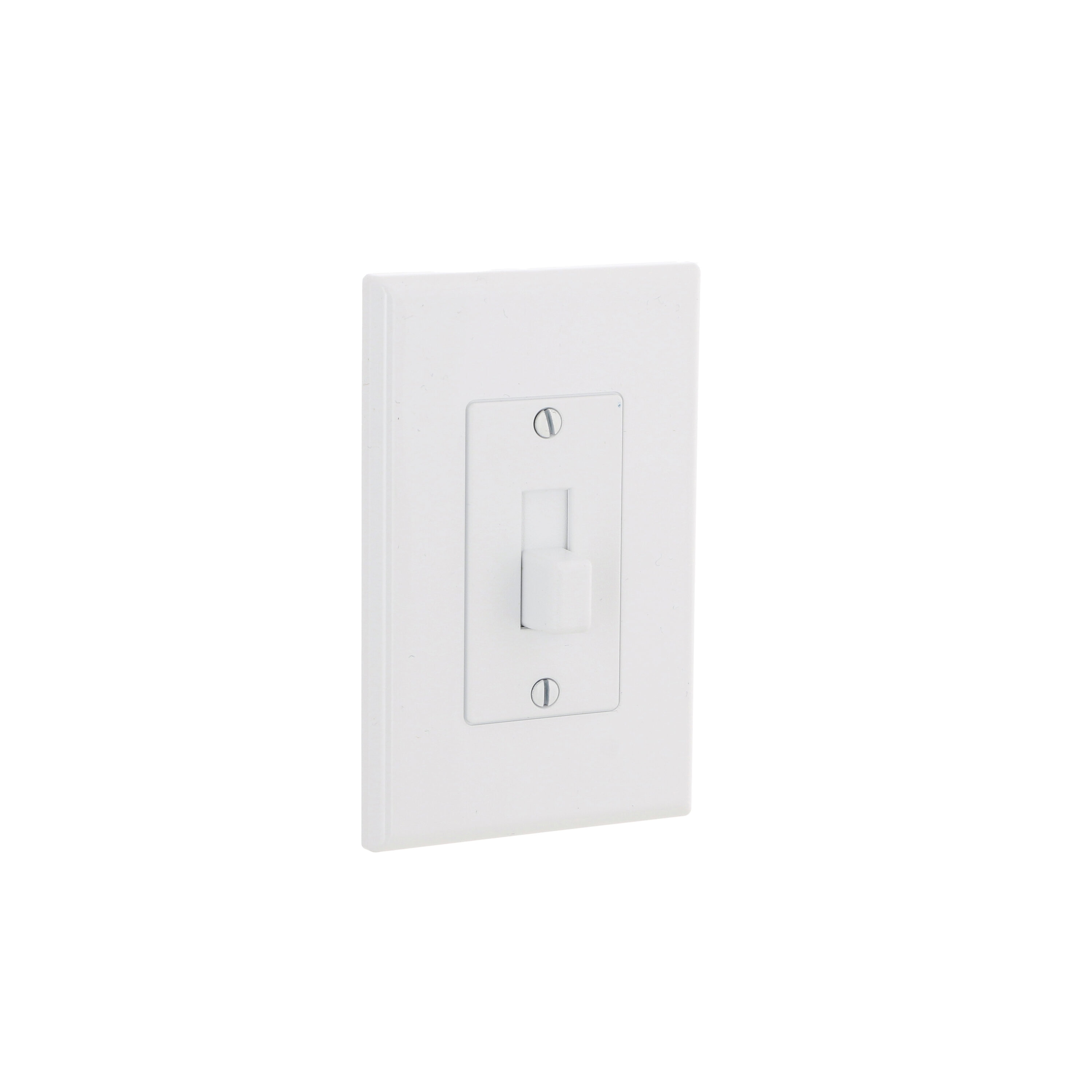 Hubbell TayMac Revive 1 -Gang Jumbo Size White PVC Indoor Toggle Wall Plate