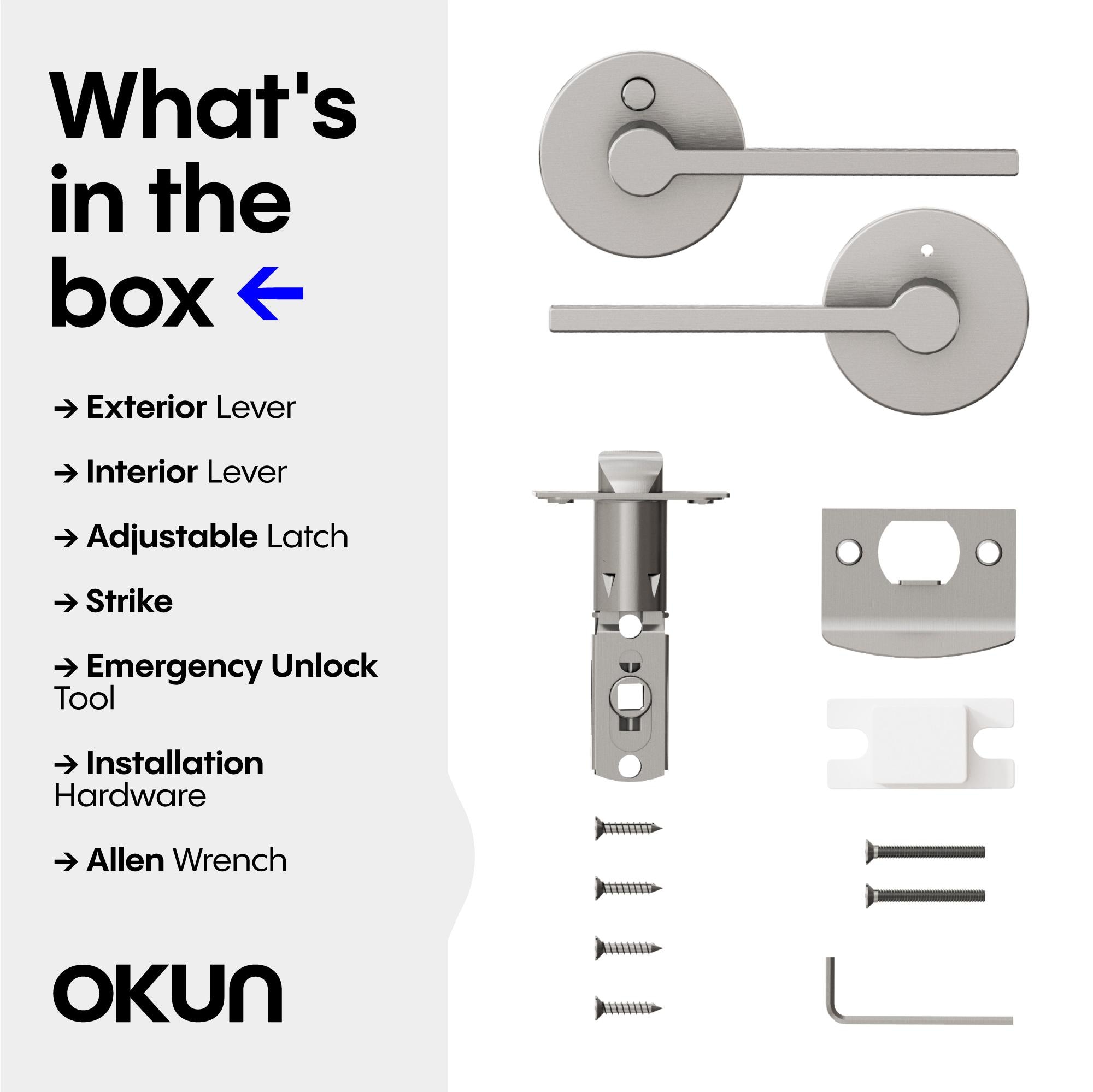 OKUN OK1005BNPRK2 Door-Handles - View #9