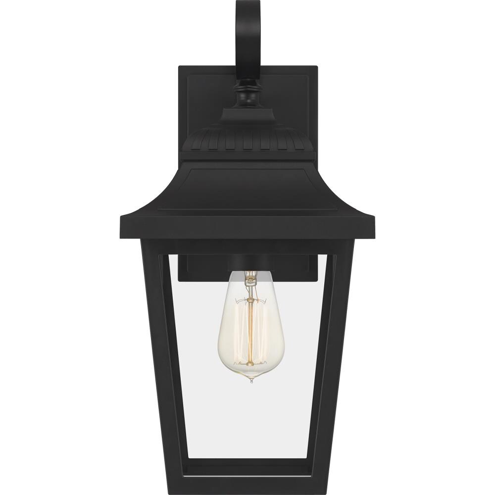 Ashley Harbour Penny 1-Light 16.5-in Matte Black Outdoor Wall Light in ...