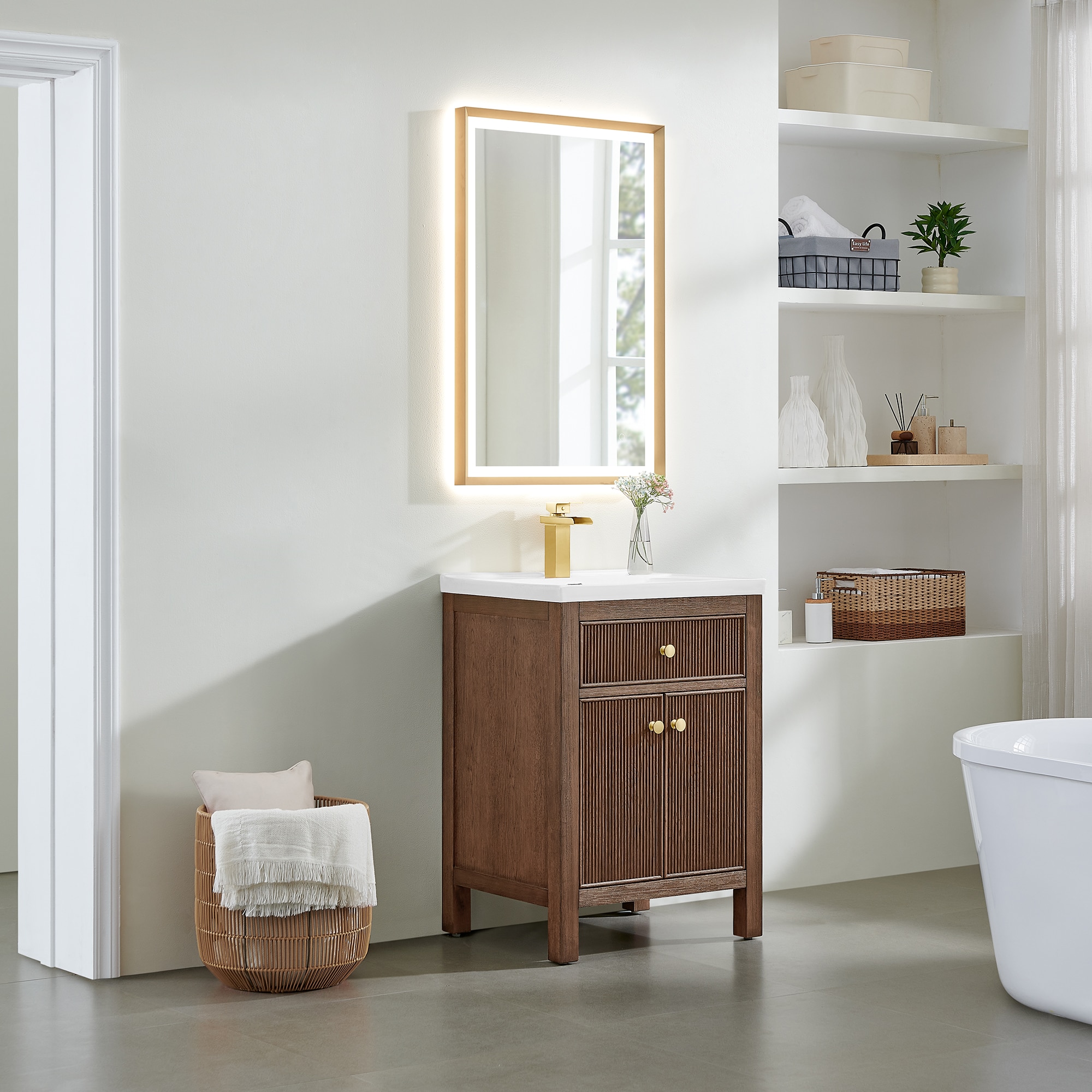 Altair 567024-BK-WH Bath-Vanity-Combo - View #3
