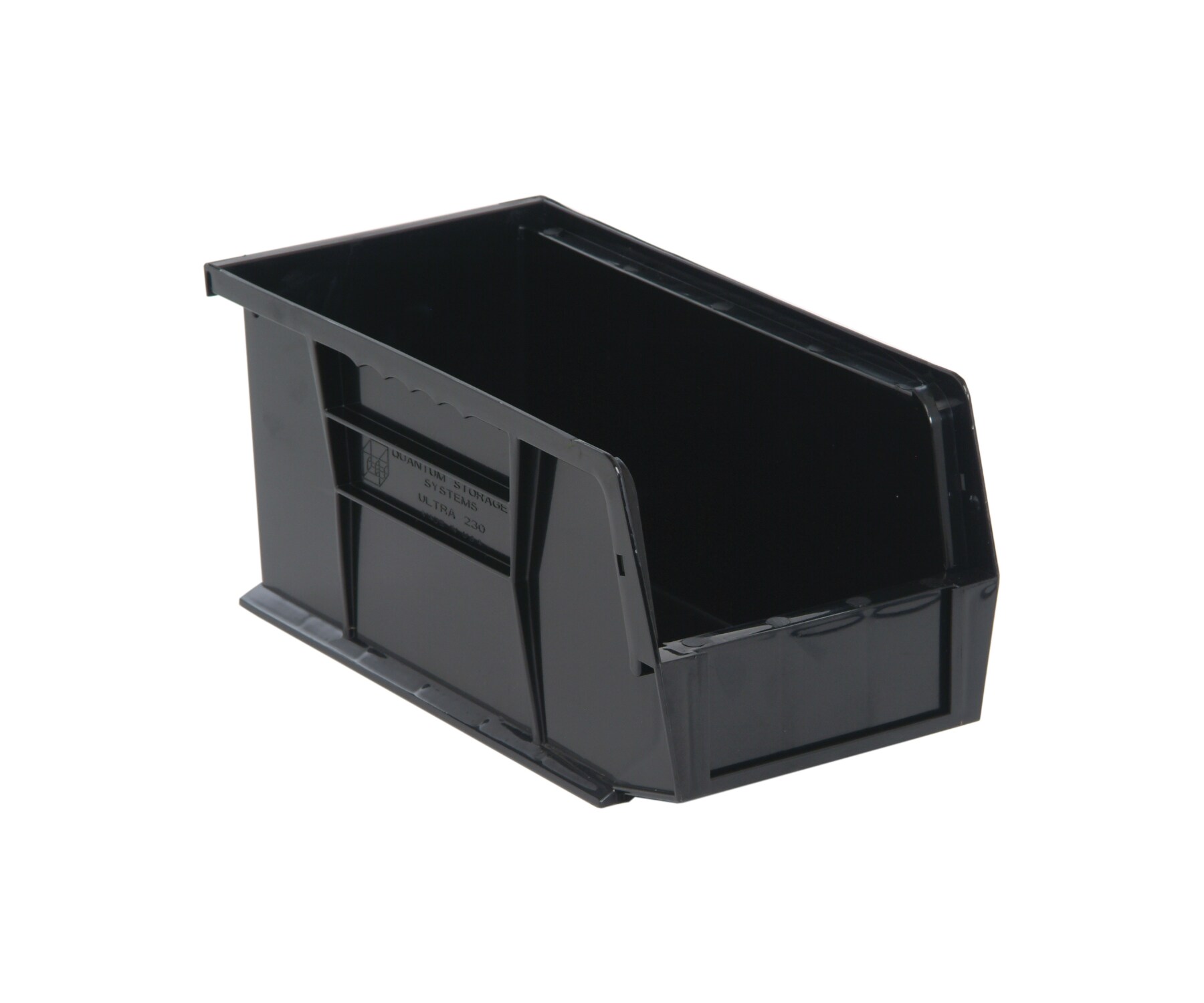 Quantum Storage Systems QUS230COCS Conductive Ultra Hang and Stack Conductive Part Organizer Black 12 Bins 5 H x 6 W x 11 L