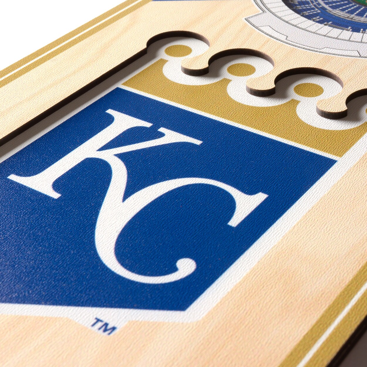 Kansas City Royals 3-D Team Logo