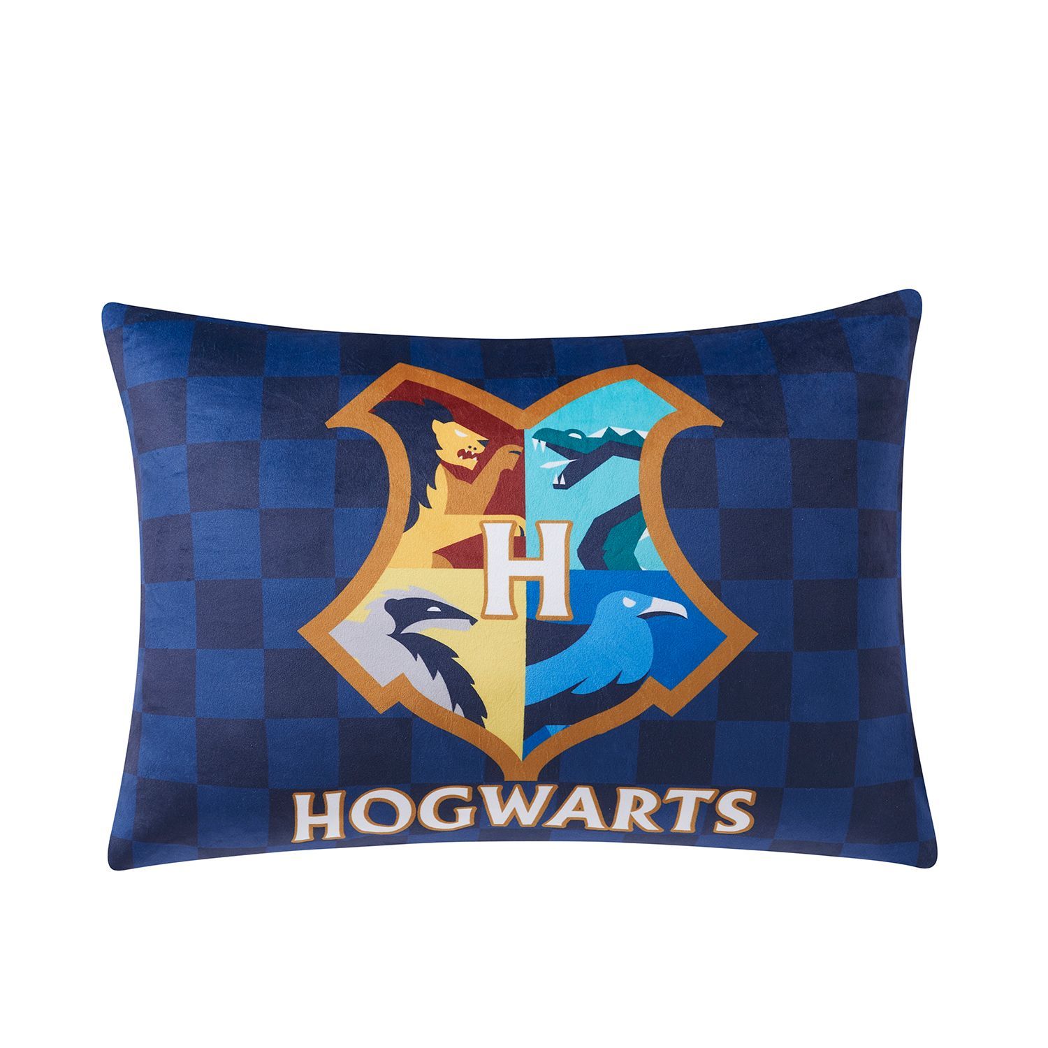 Sweet Home Collection Harry Potter Hogwarts Kids Bed Pillow Pack with Removable Pillowcase