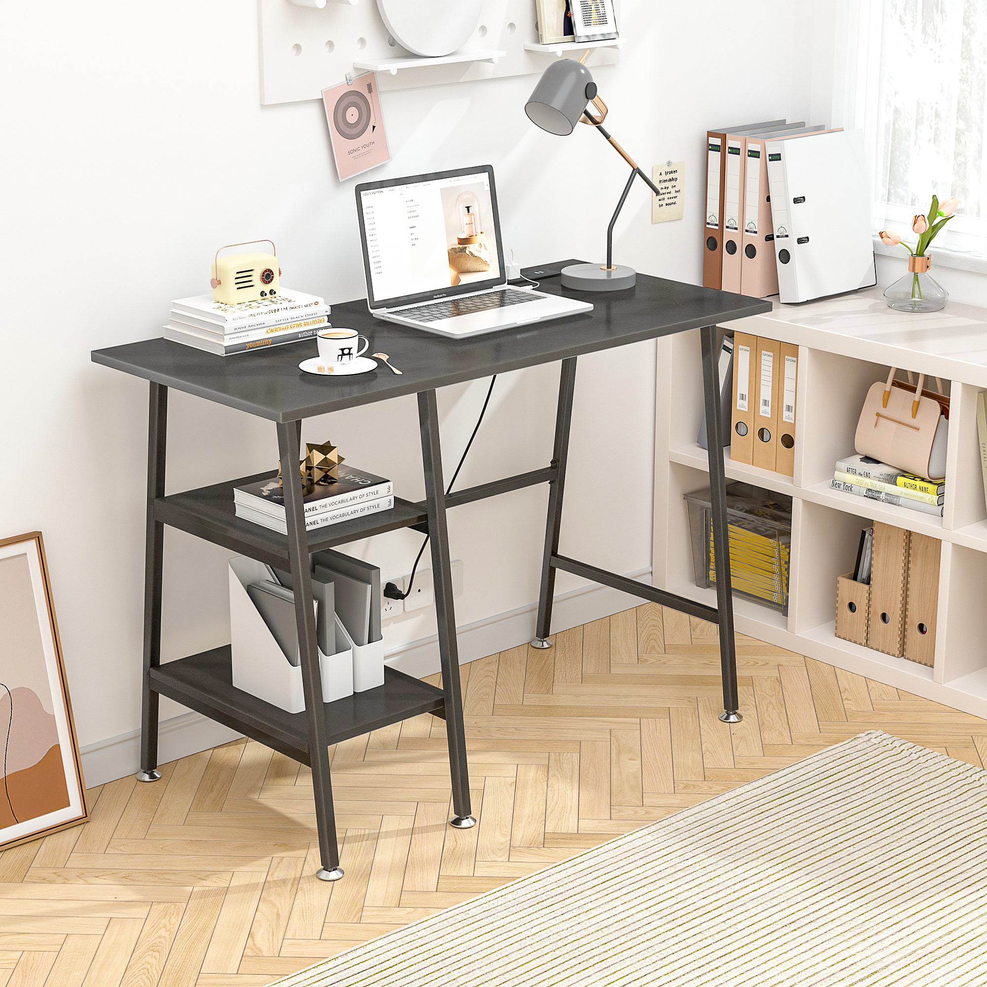 Vecelo LOE-DC-CD01-BLK-UP desks - View #3