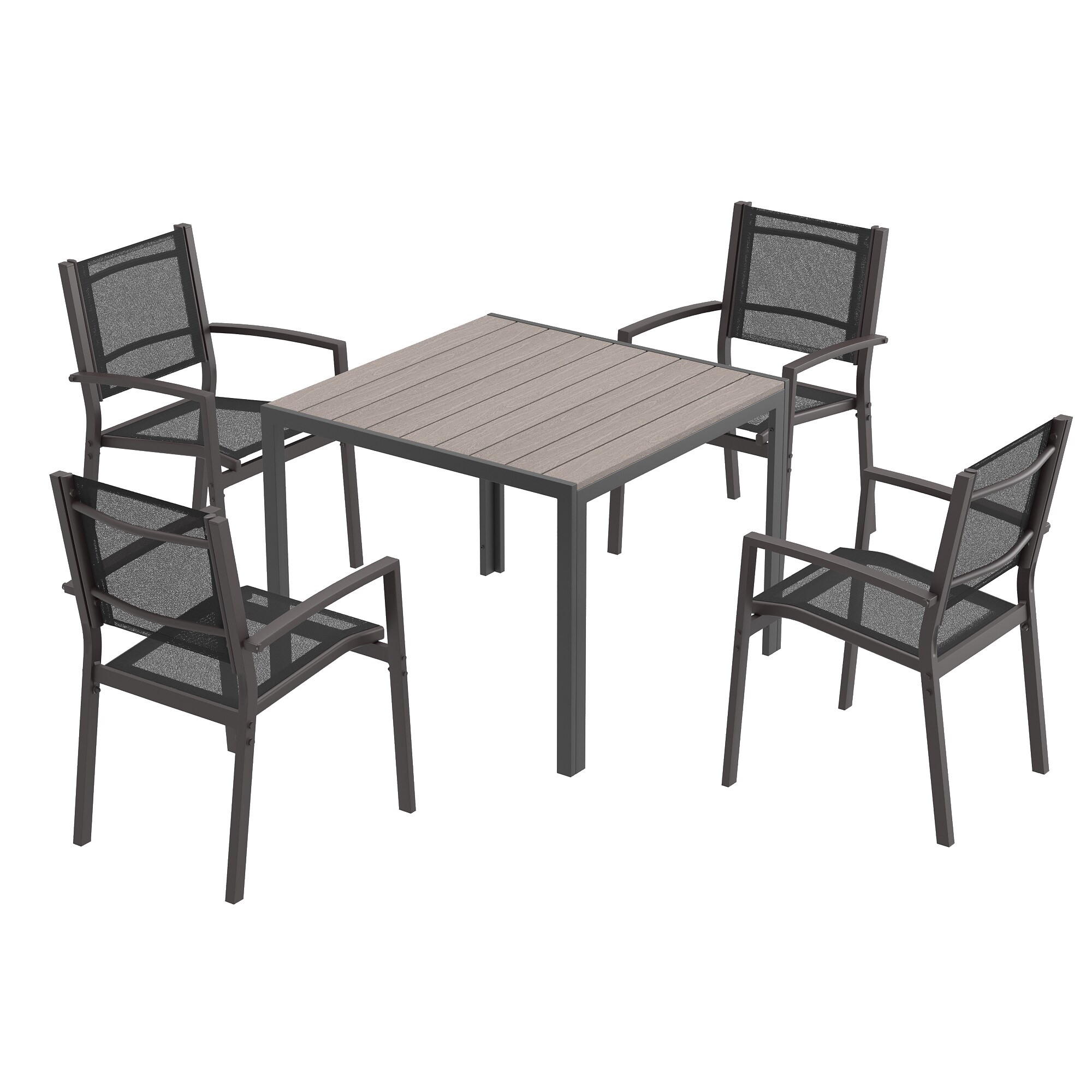 ACEGOSES LW-DS-265-TBK Patio-Conversation-Sets - View #2
