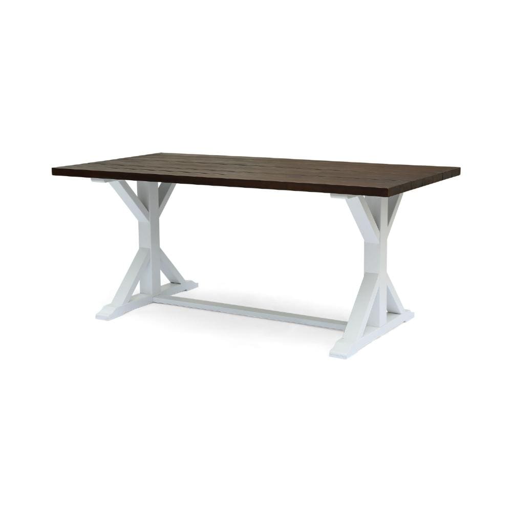 Patio Tables Rectangle Outdoor Dining Table 35.5-in W x 69-in L