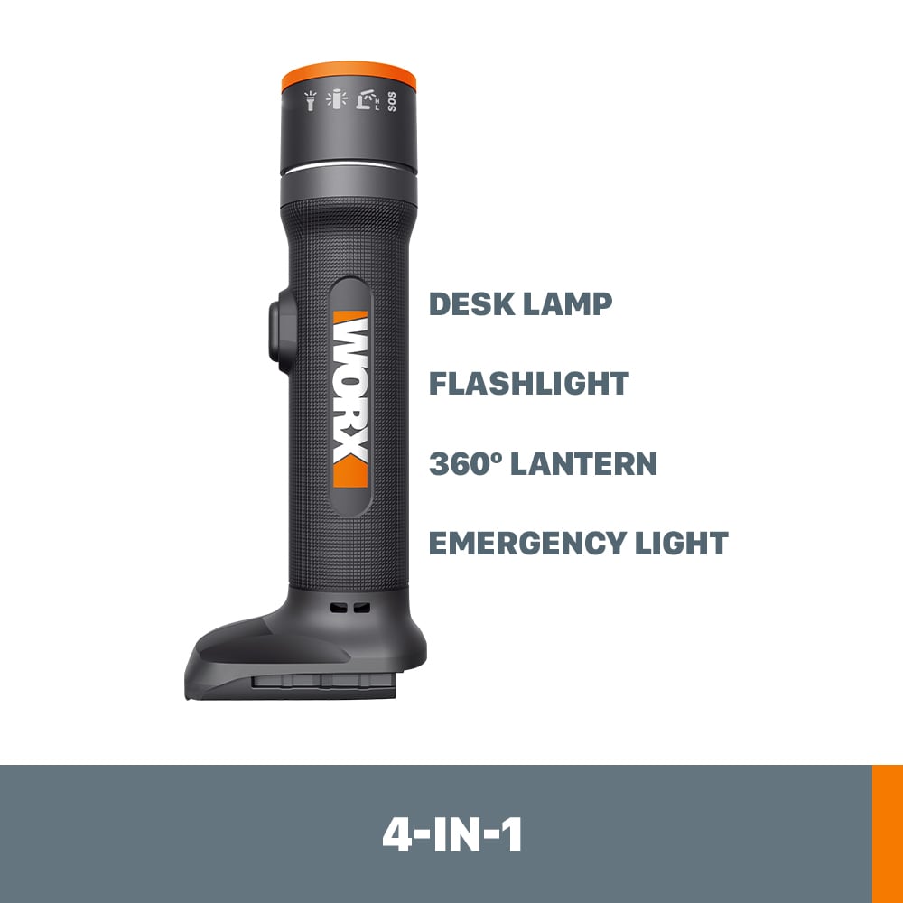 WORX 20V Power Share Multi-Function LED Flashlight with Battery