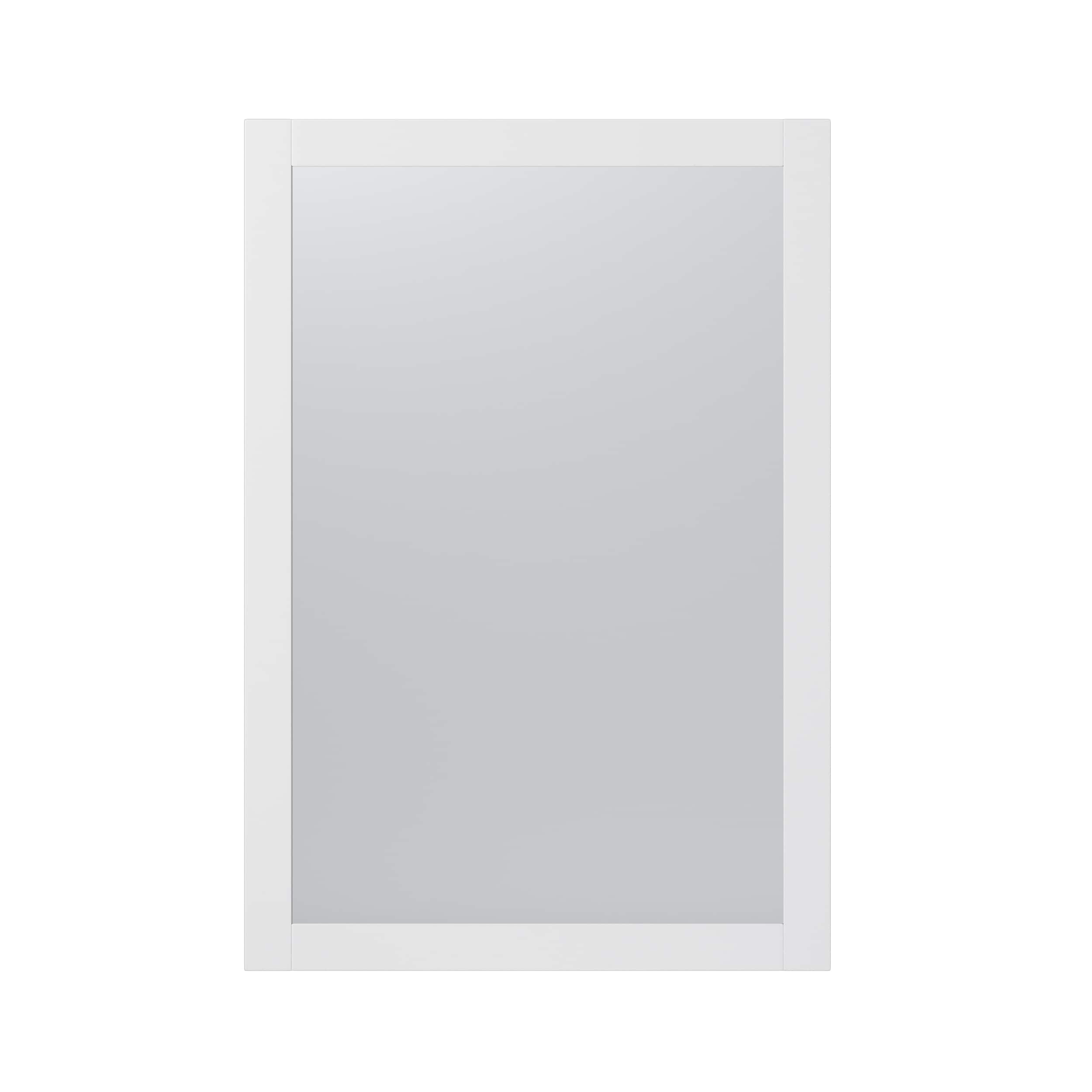 CRAFT + MAIN JXWM2232 Jaxon 22-in x 32-in Framed Rectangle Bathroom Vanity Mirror ( White )