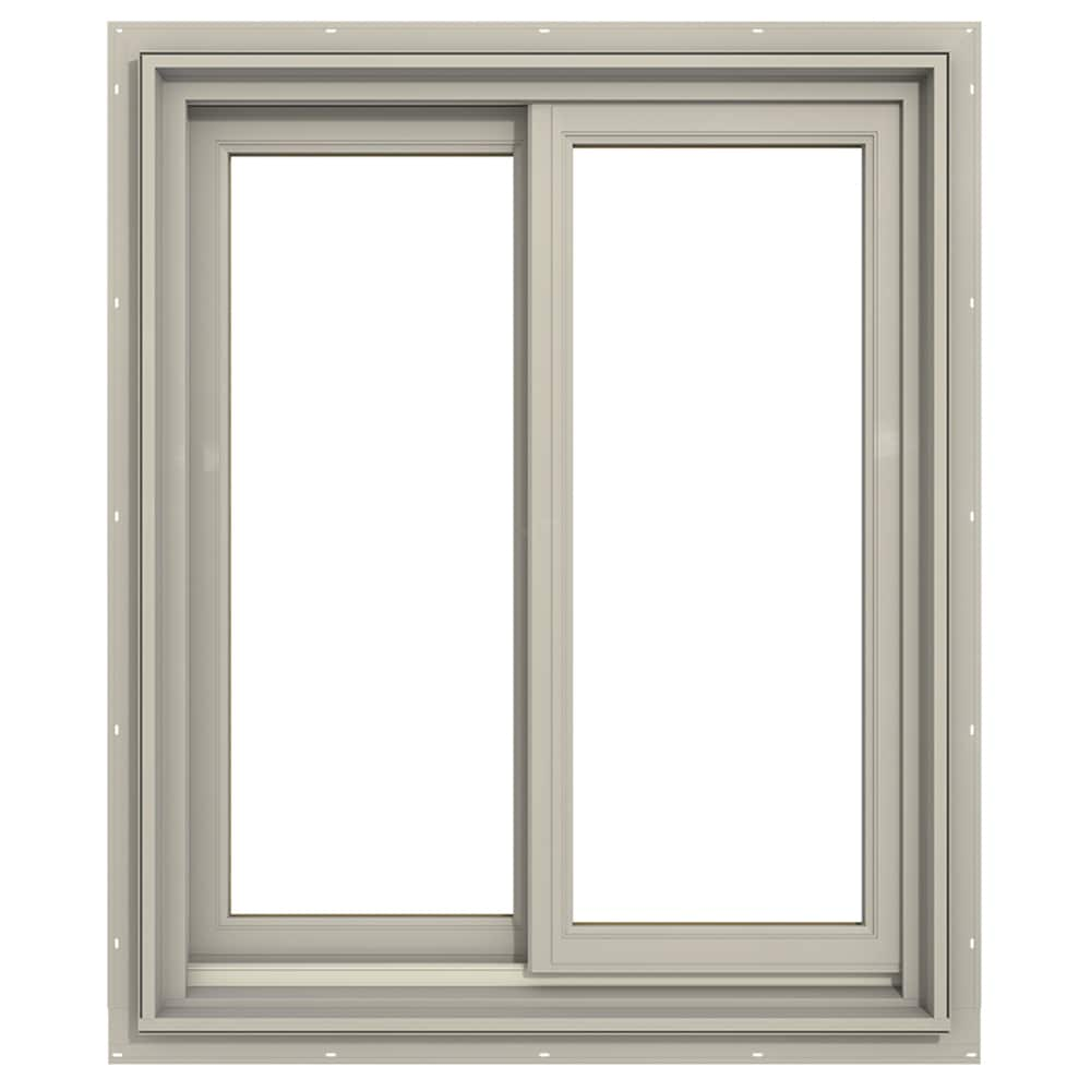 JELD-WEN W-5500 29-5/16-in x 35-9/16-in Desert Sand Left/Right Handed ...