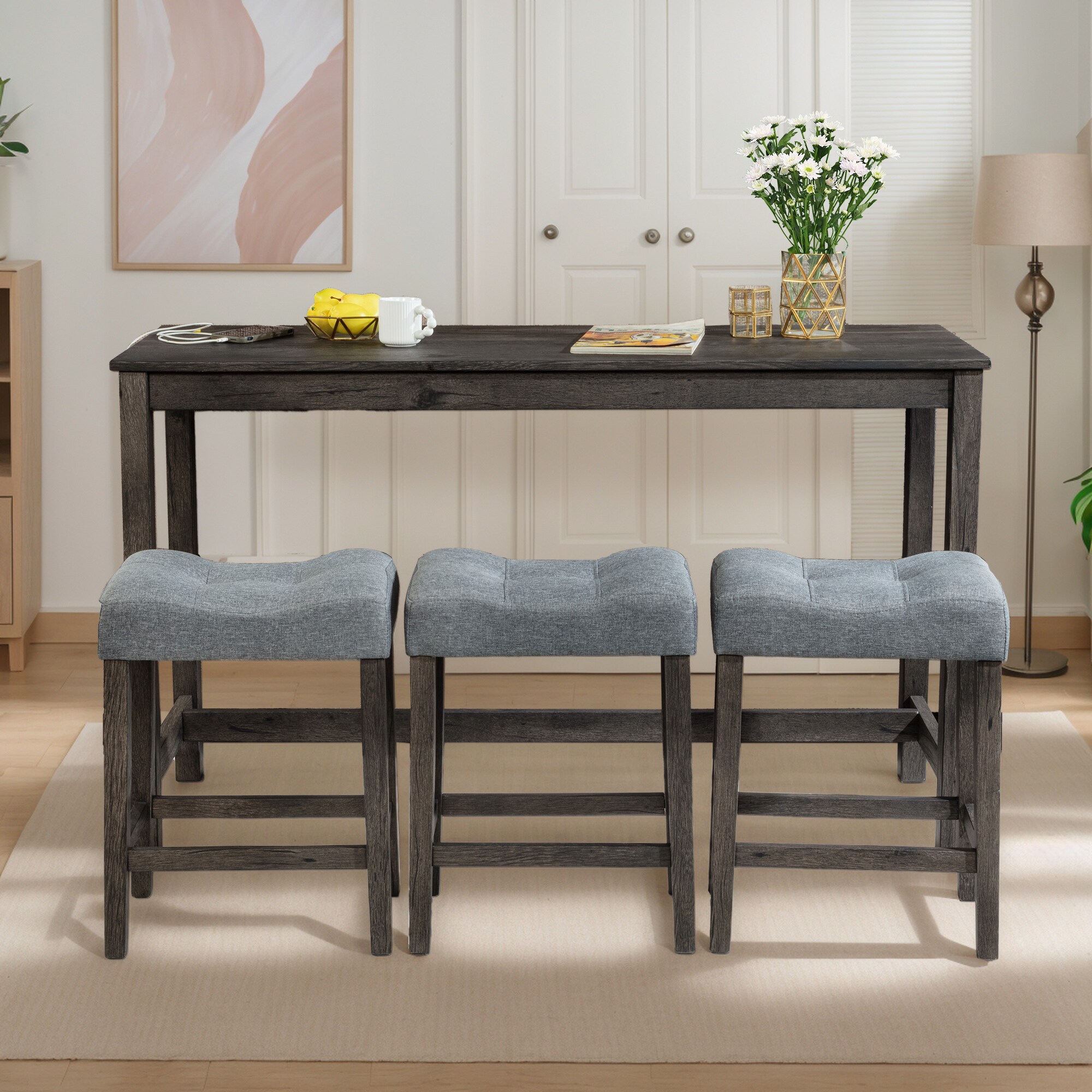 Hrinhom HC-N7014-DARK GRAY Dining-Sets - View #2