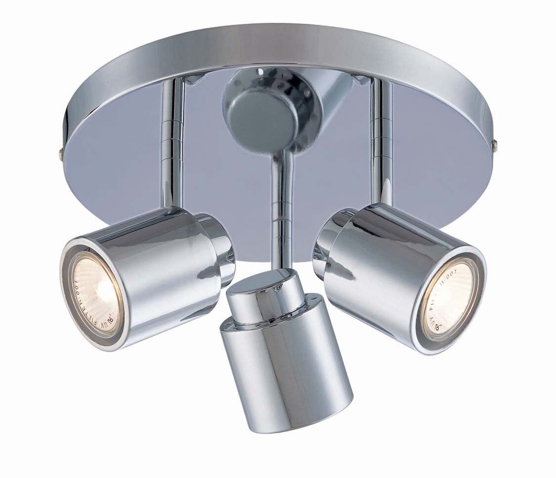 Lite Source LS-16585C/WHT Wall Sconce with White Fabric Shades Chrome Finish 