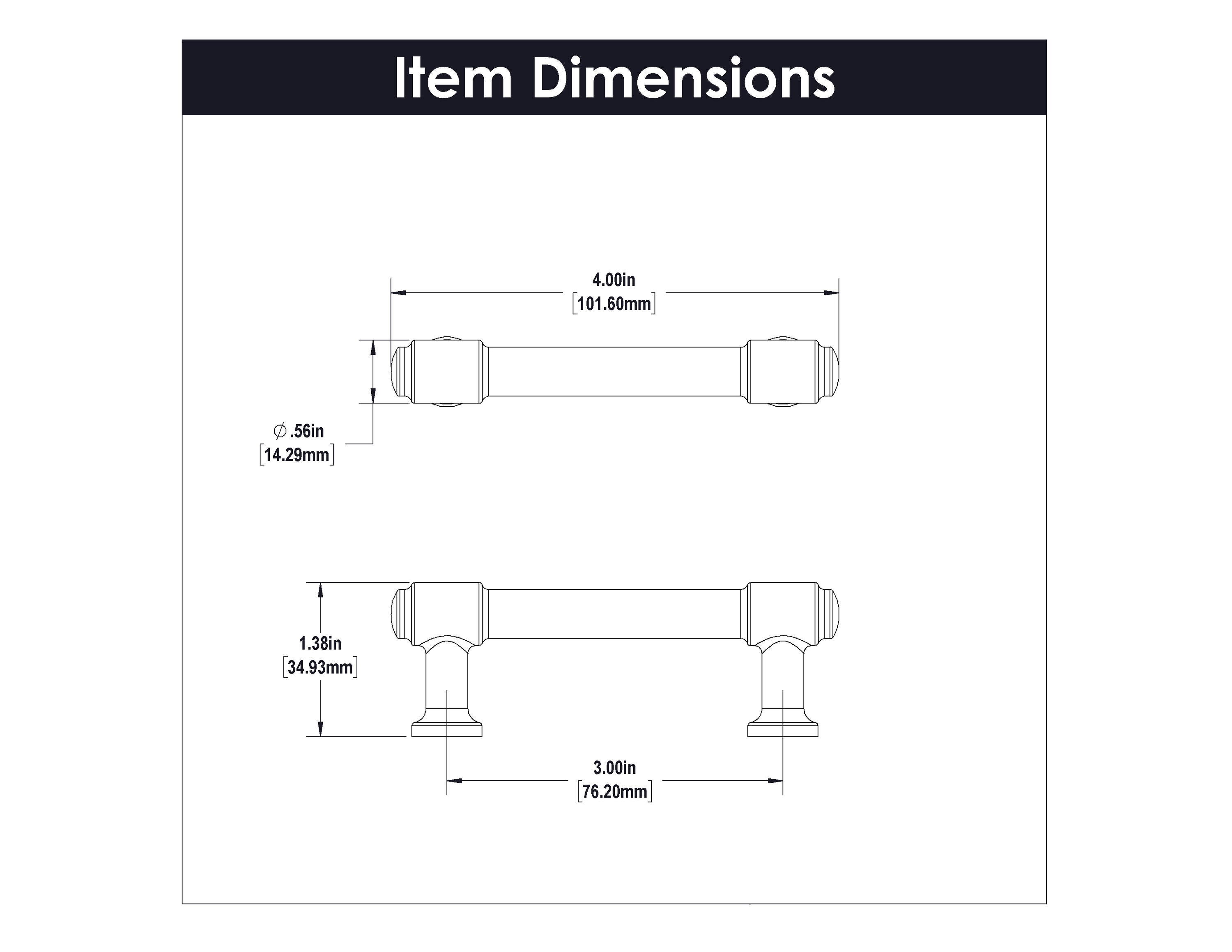 Hickory Hardware H077851BGB-10B Cabinet-Pulls - View #4