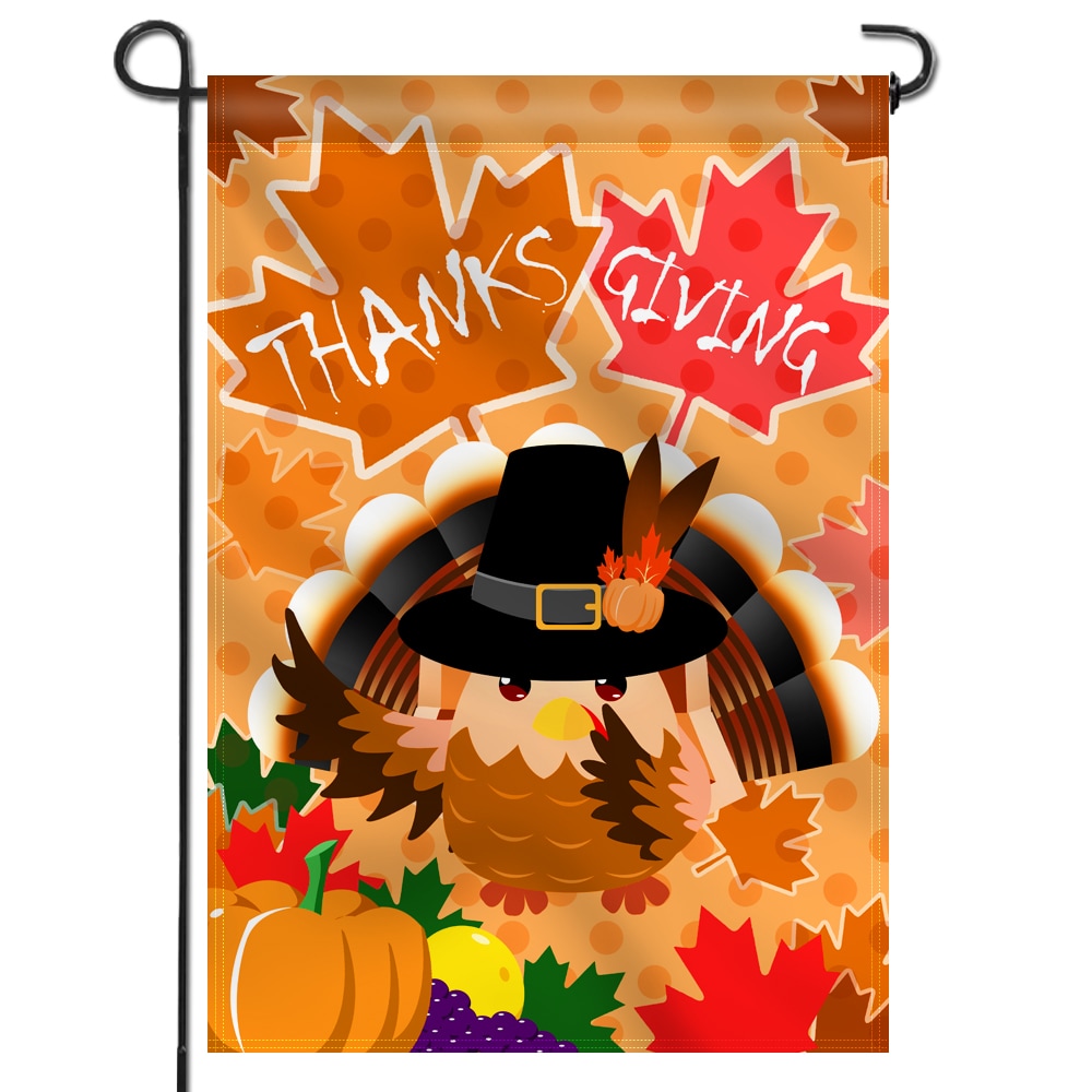 Thanksgiving Outdoor Decorative Banners & Flags at