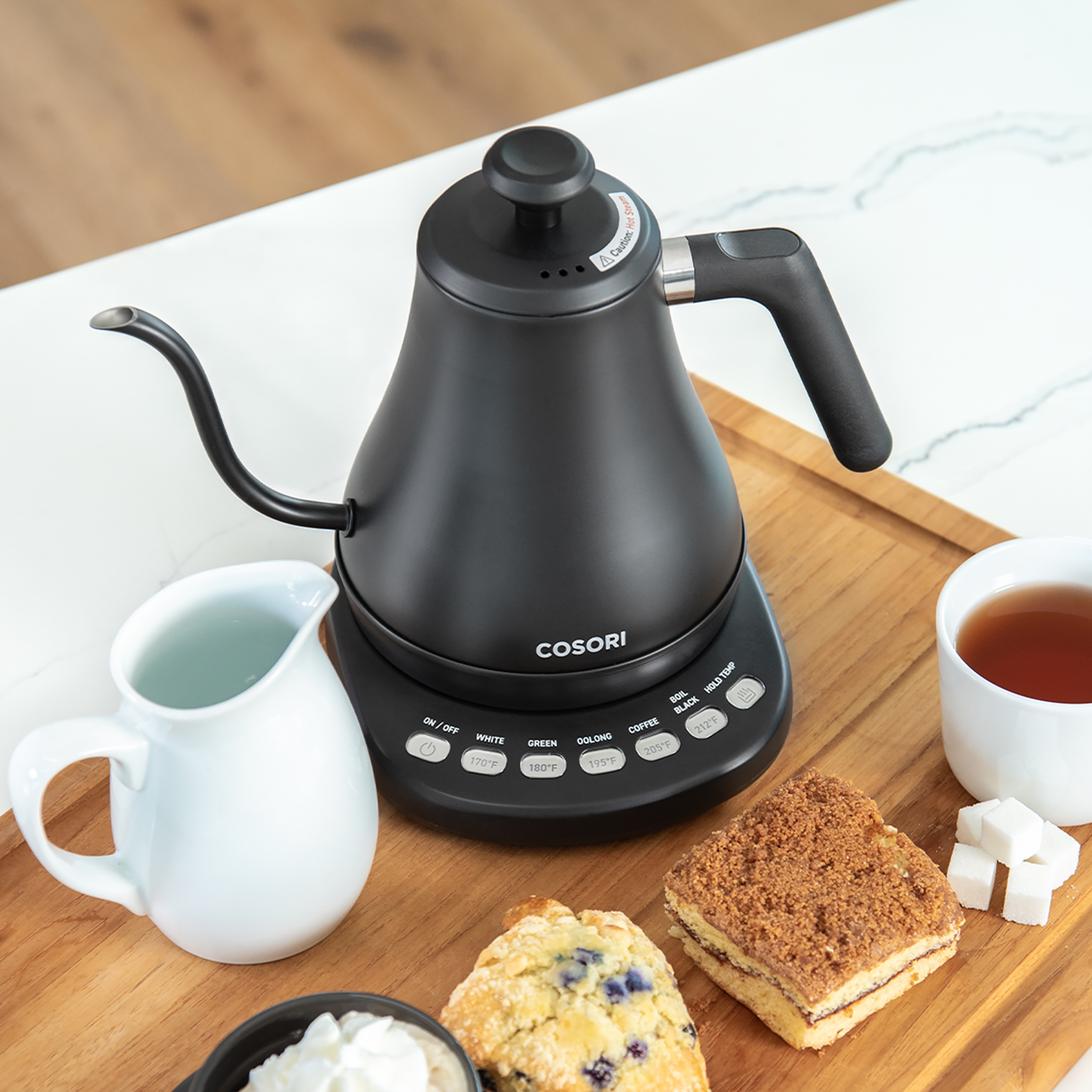 COSORI Gooseneck Kettle Review: An Efficient Electric Tea Kettle