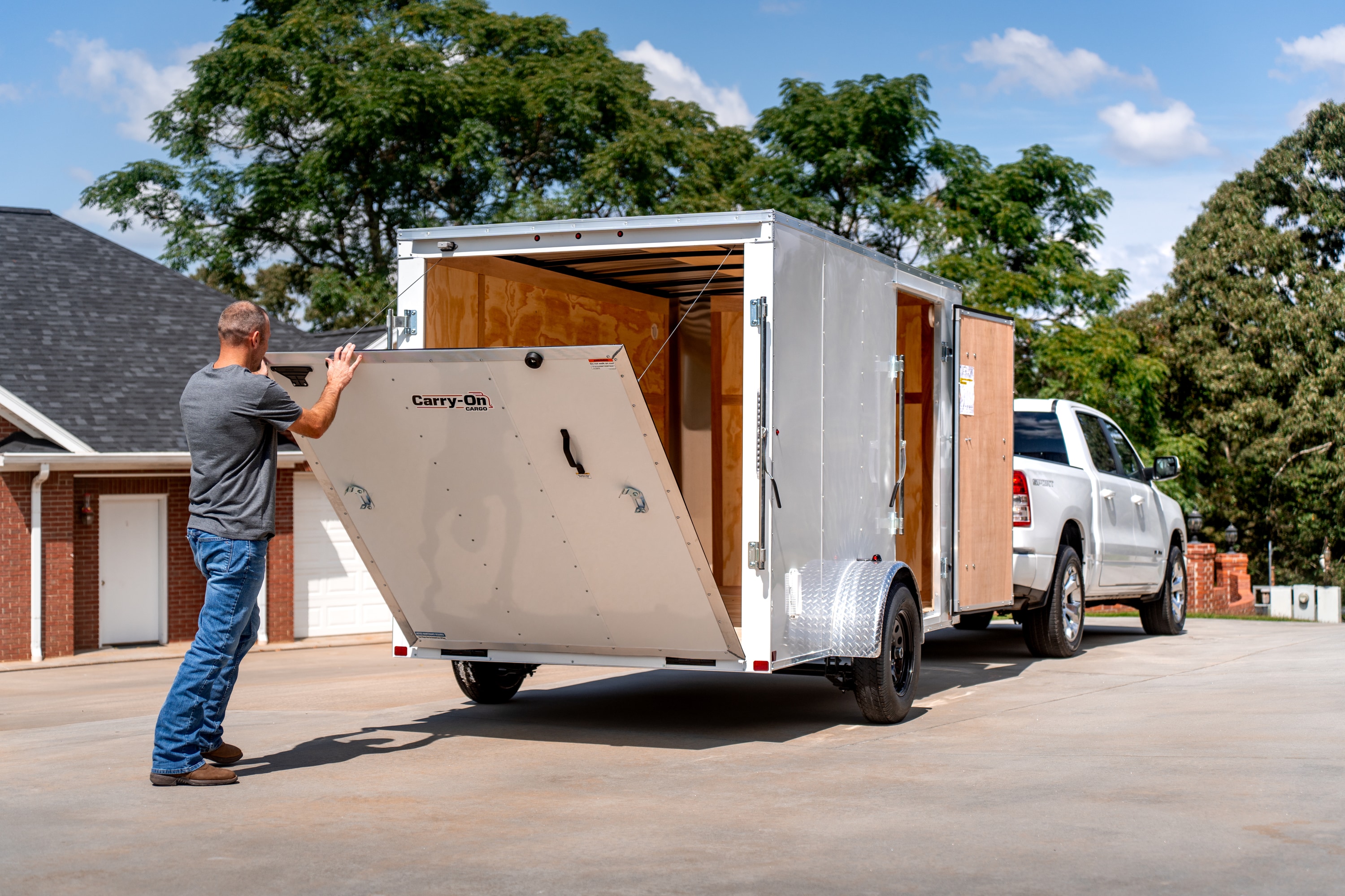 Carry-On Trailer 6X12LCGRECBN Enclosed-Trailers - View #16