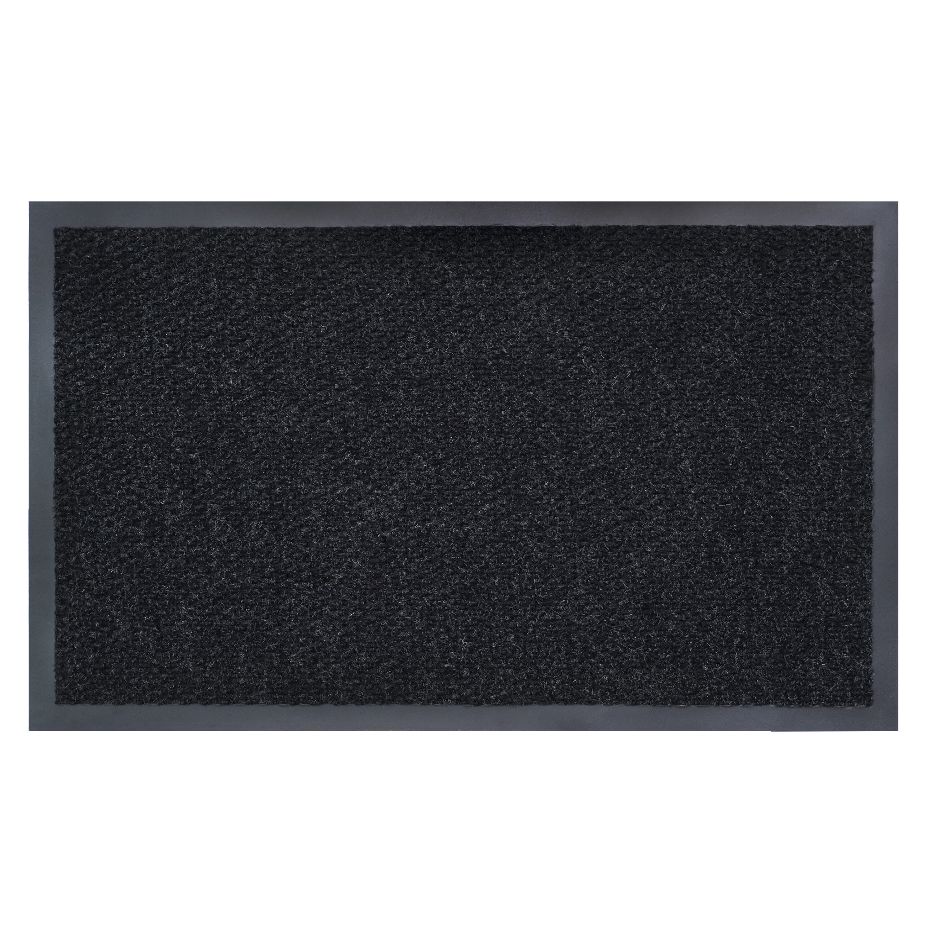 Callowaymills 110121830 1-1/2-ft x 2-1/2-ft Charcoal Polypropylene/Rubber Rectangular Indoor or outdoor Decorative Door mat