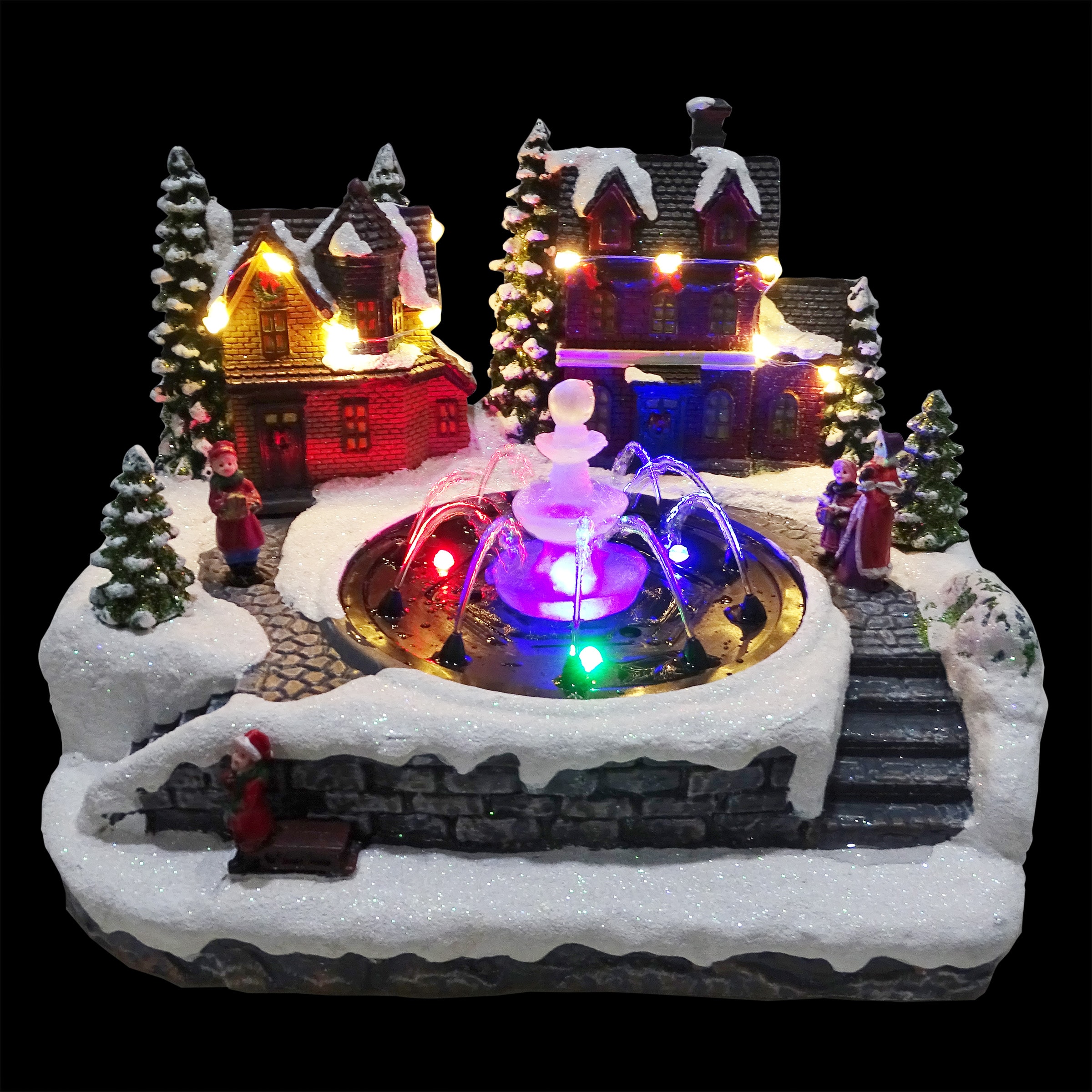 Alpine Corporation WCC138HH-MC Table-Christmas-Decorations - View #3