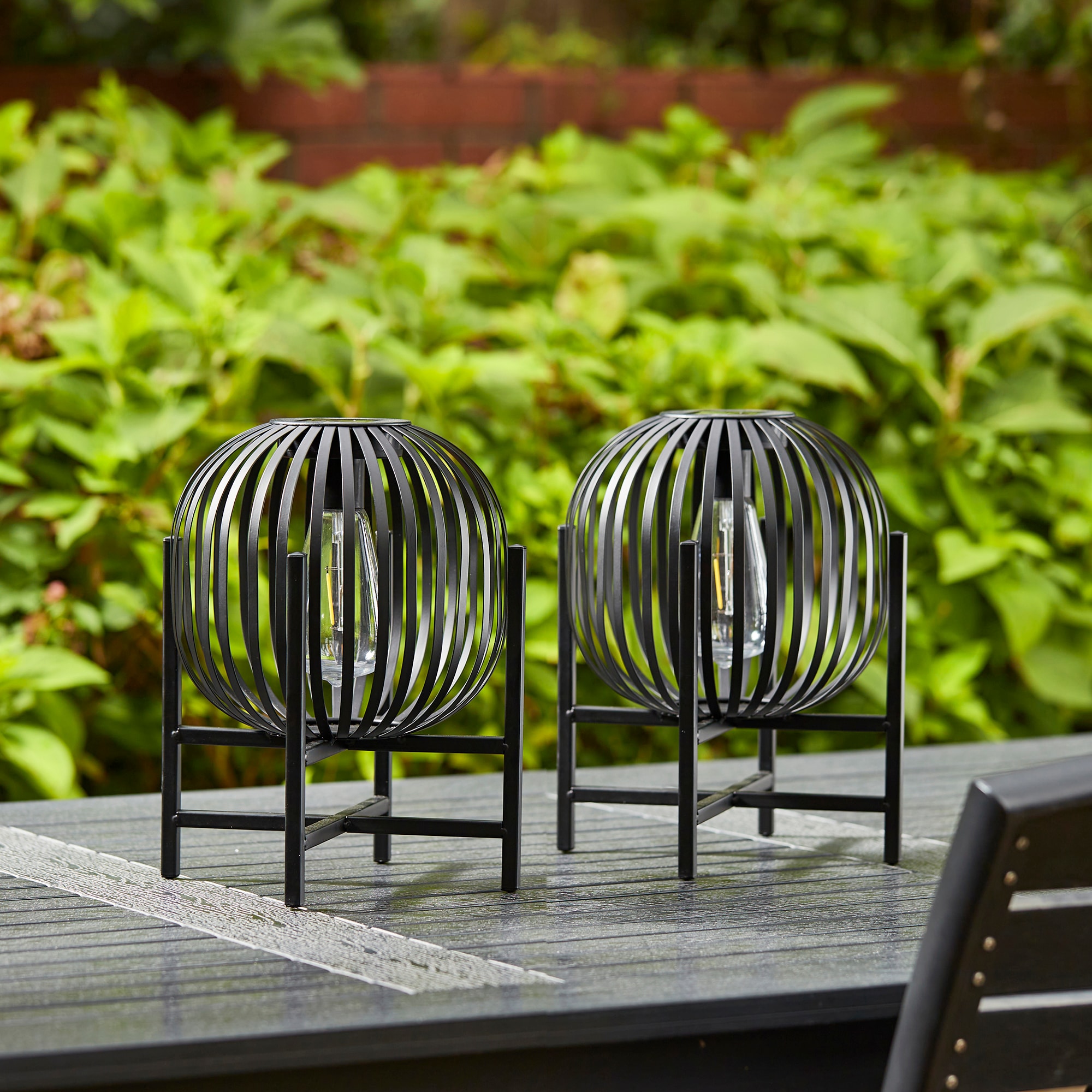 Glitzhome 2023300081 Outdoor-Decorative-Lanterns - View #2