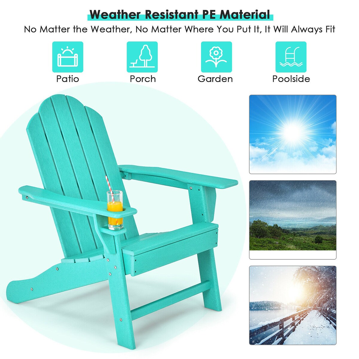 WELLFOR TDG10292TU Patio-Chairs - View #6