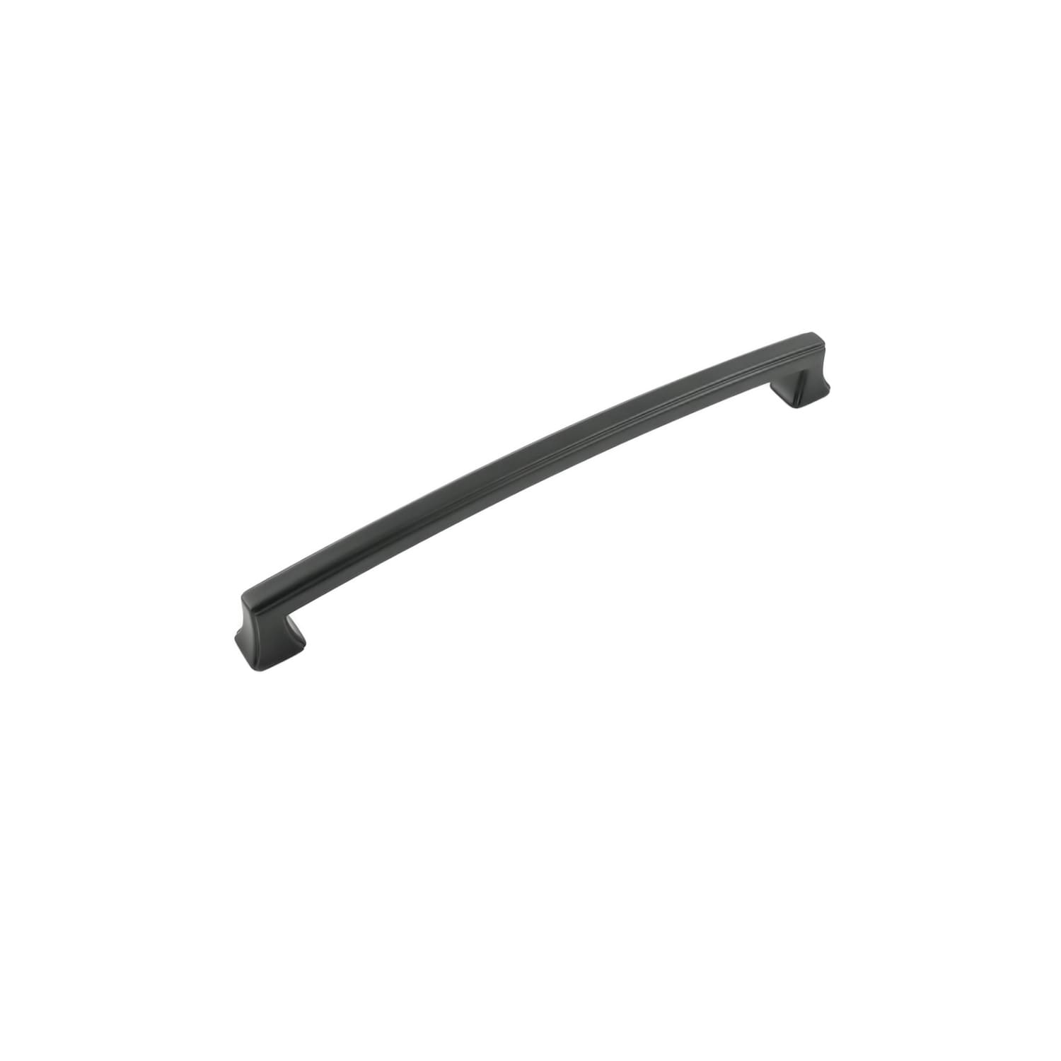 Matte Black Solid Core Kitchen Cabinet Pull, 8-13/16 Inch