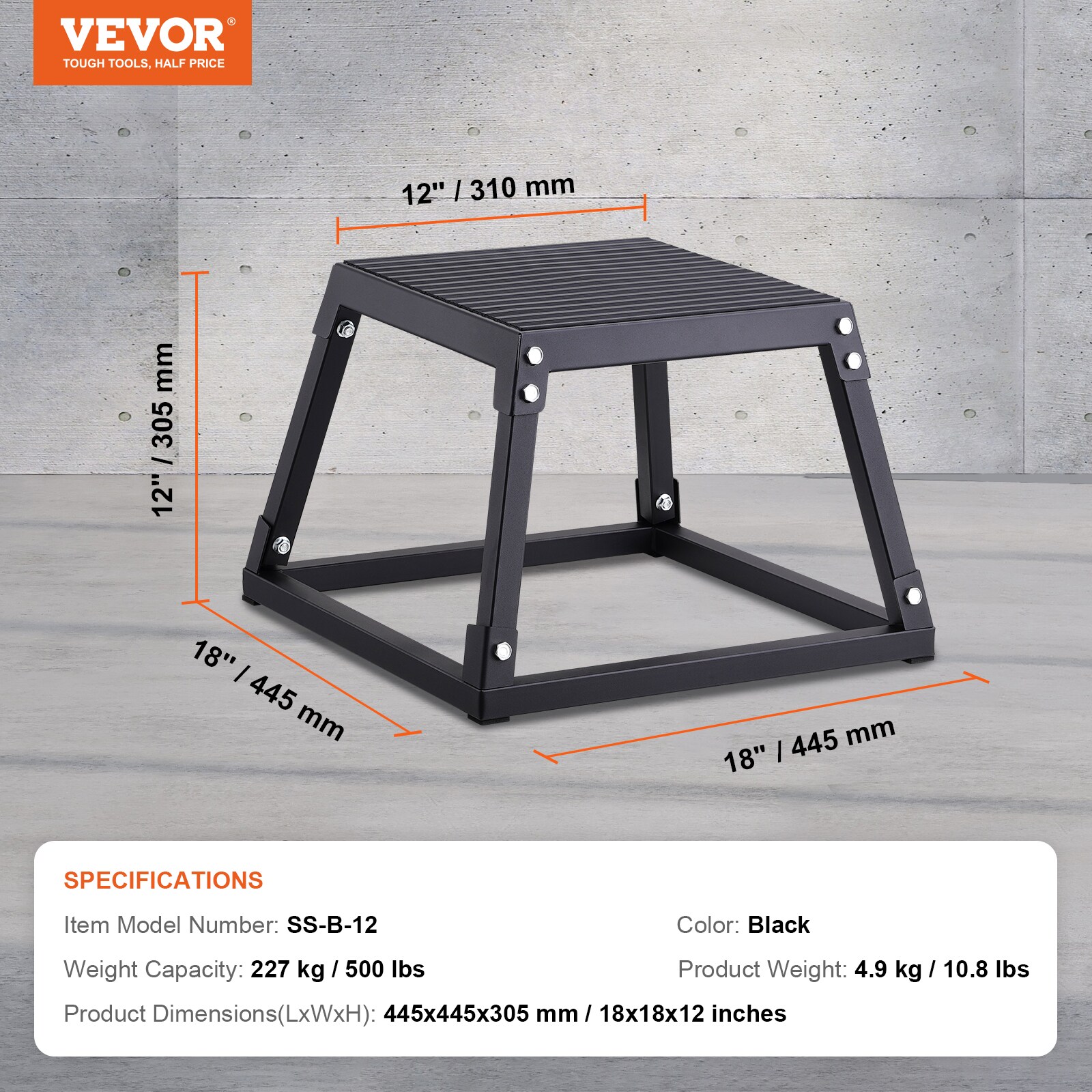 VEVOR TXTD12YCGTHSPEBZRV0 Sports-Equipment - View #9