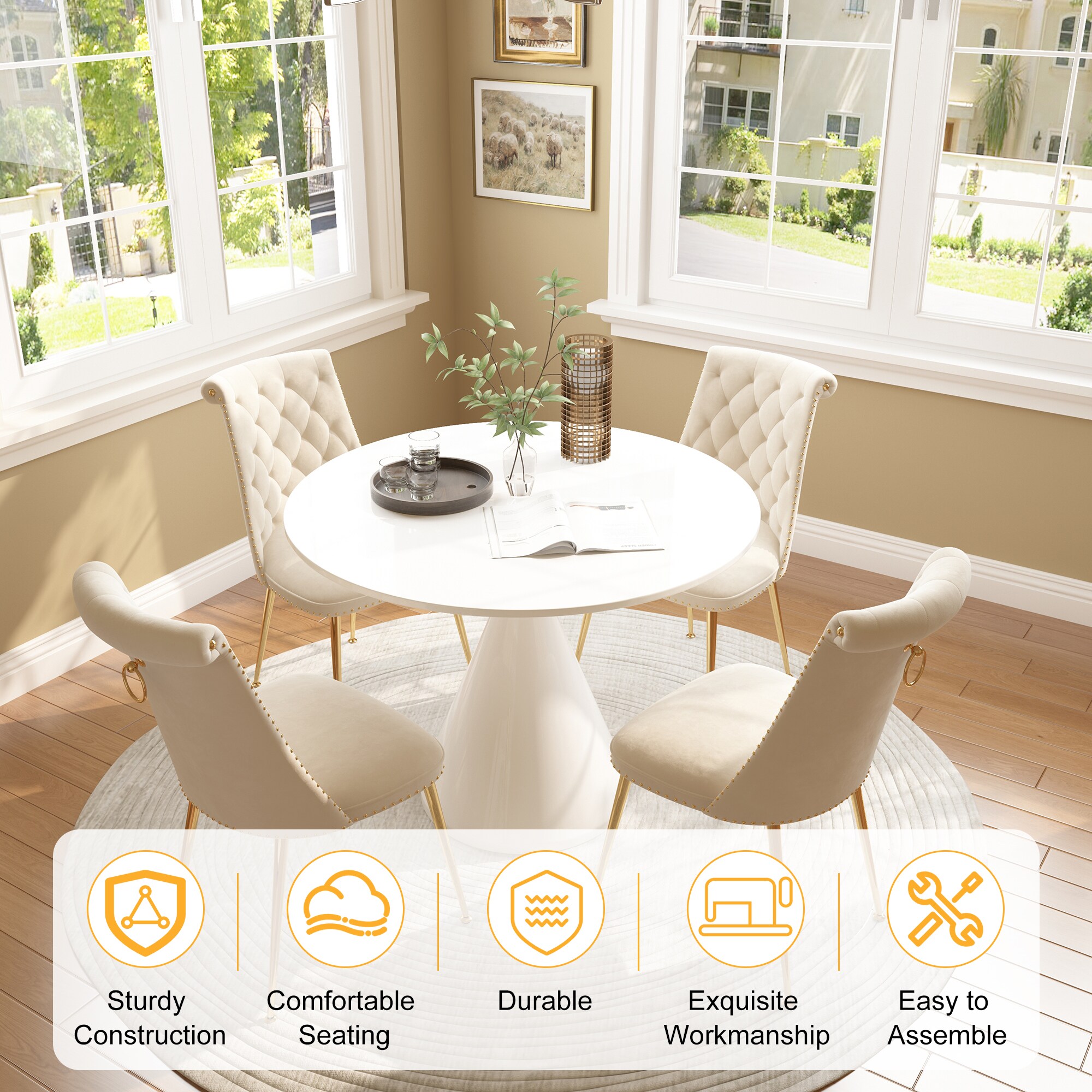 Clihome CL-RBT2-BWH703BG Dining-Sets - View #7