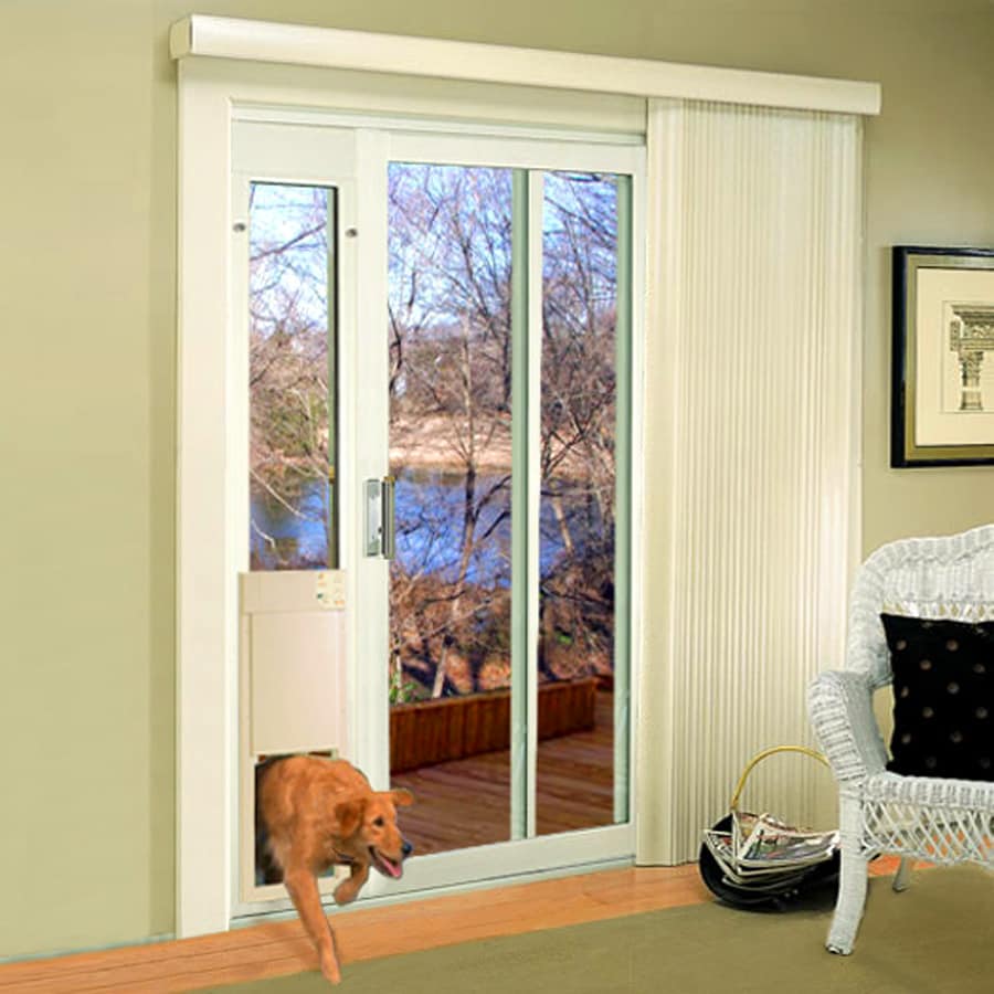 French door with outlet dog door lowes