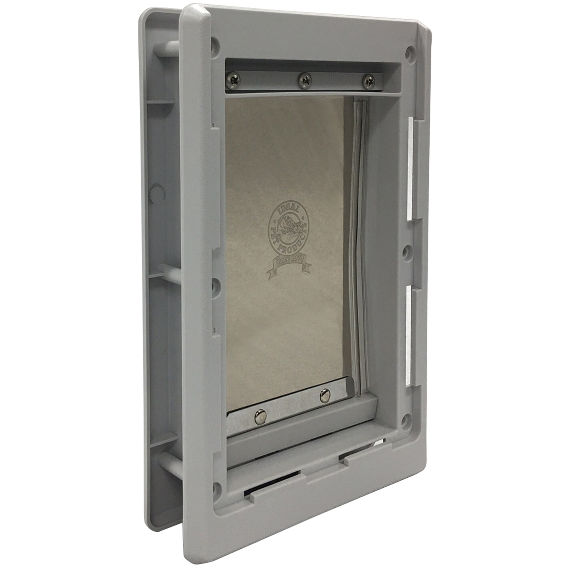 Ideal Pet Products DSPPDS X-small (12-lb or Less) Dog/Cat Light Gray Plastic Pet Door - Thumbnail