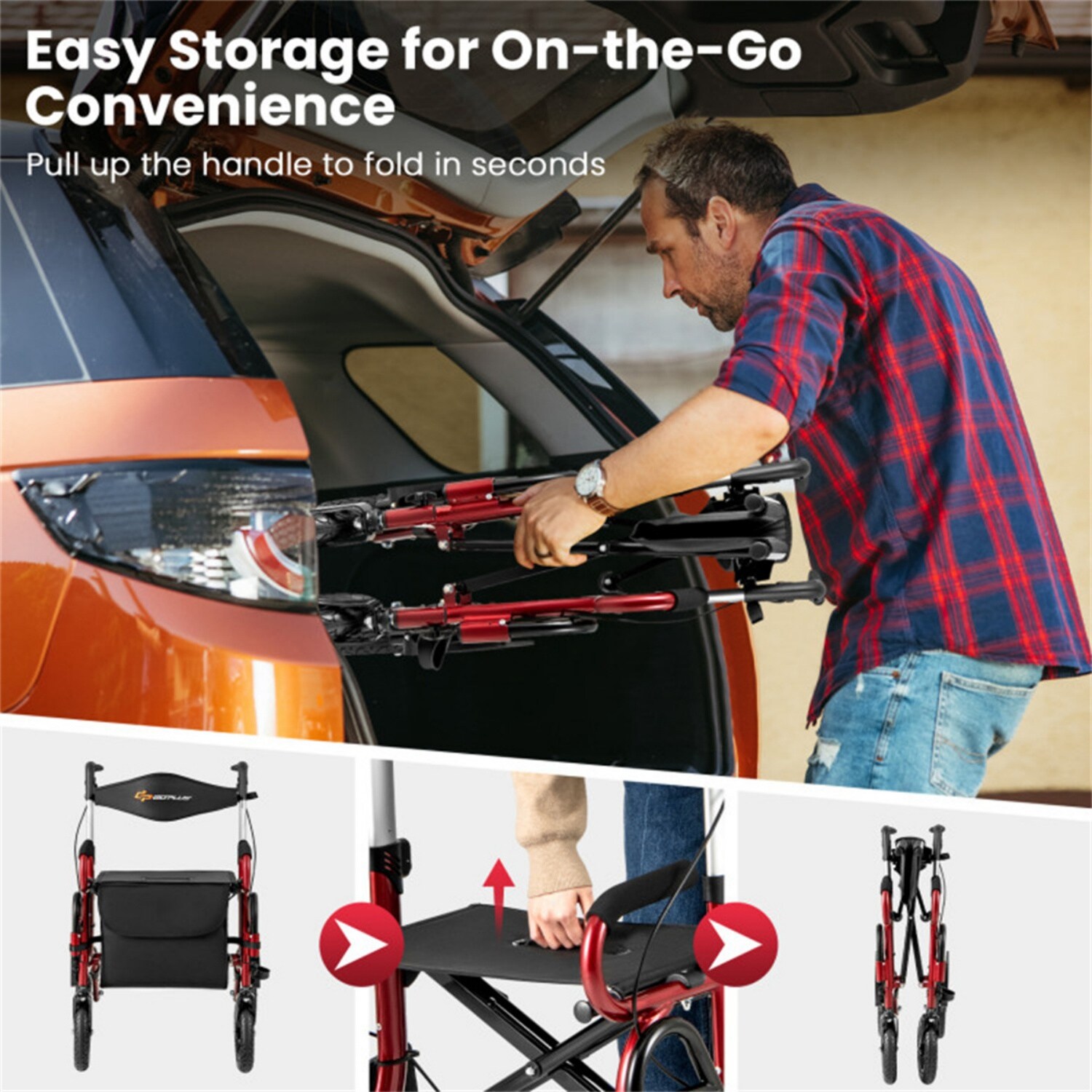 Meibamake 61761828-SYCFM001 Walkers-Wheelchairs-Rollators - View #5