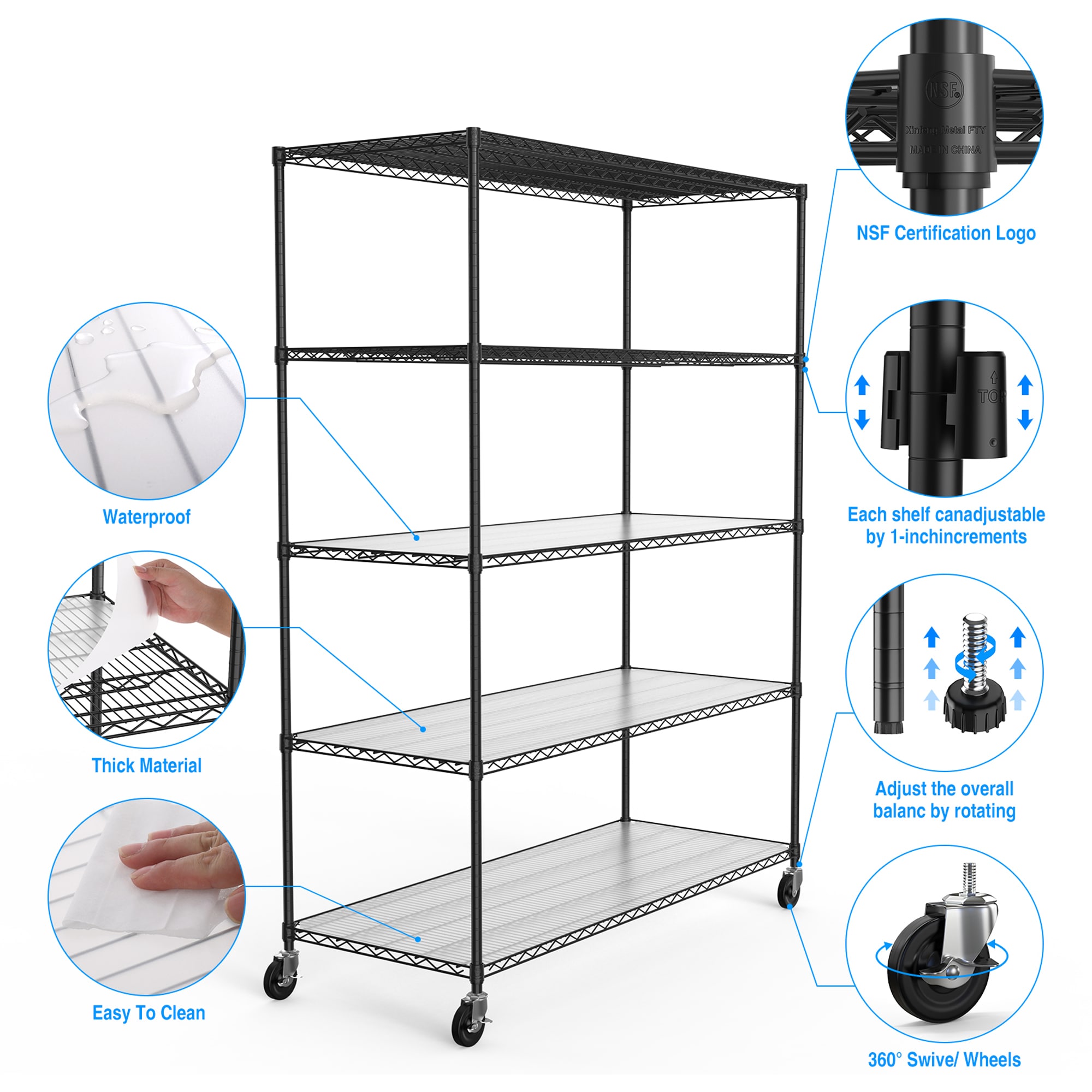 Gaierptone CRXON0EQM4S Free-Standing-Shelving - View #3