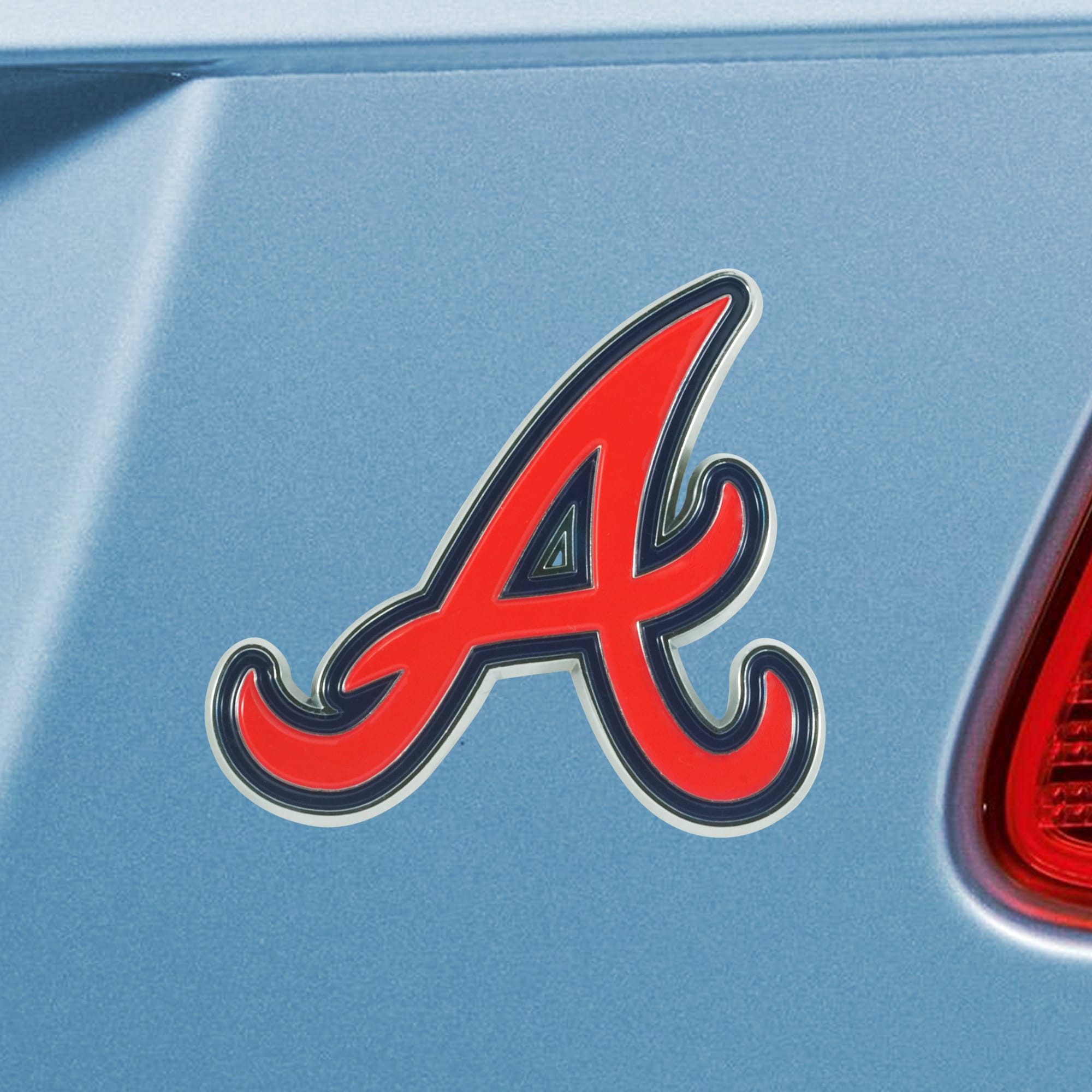 Atlanta Braves MLB Team Logo White Vinyl Decal Sticker Car Window Laptops  Locker