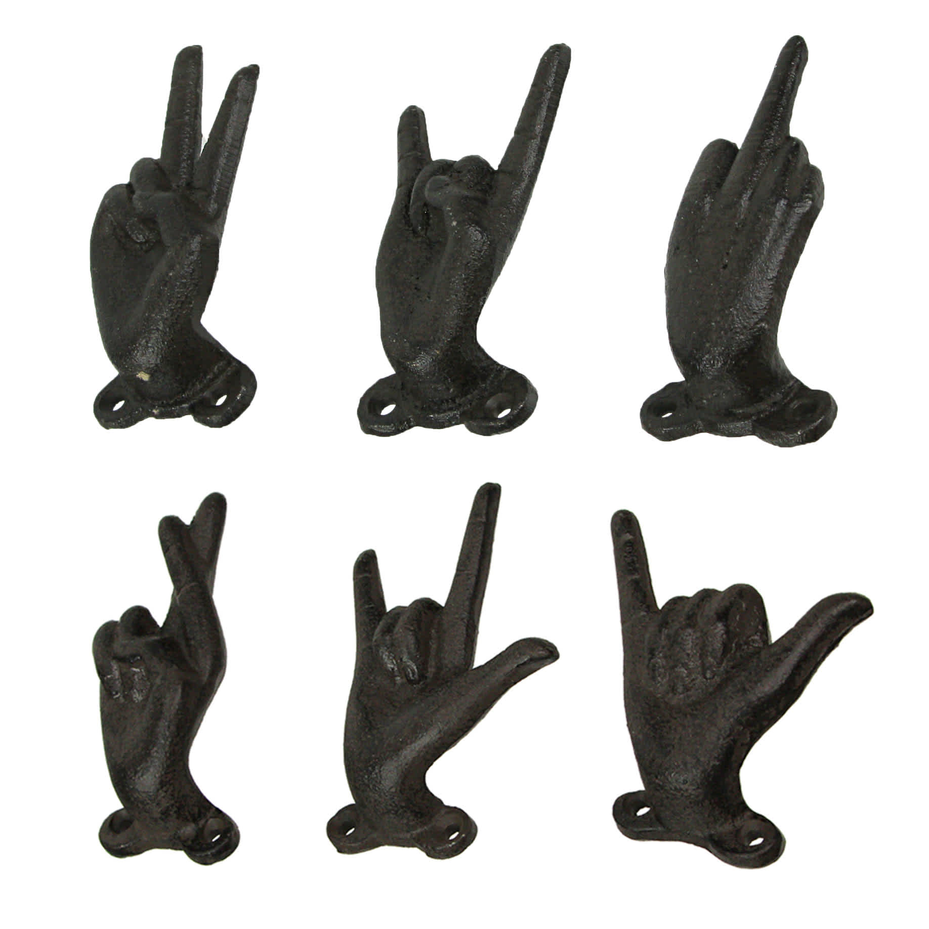 Zeckos ZKO-99532-BK Decorative-Wall-Hooks - View #2