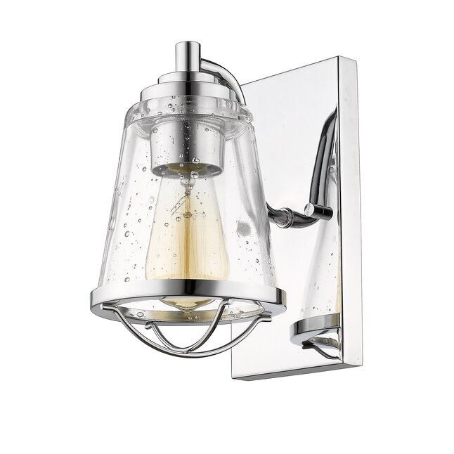 Z-Lite Mariner 5.5-in W 1-Light Chrome Coastal Wall Sconce in the Wall ...