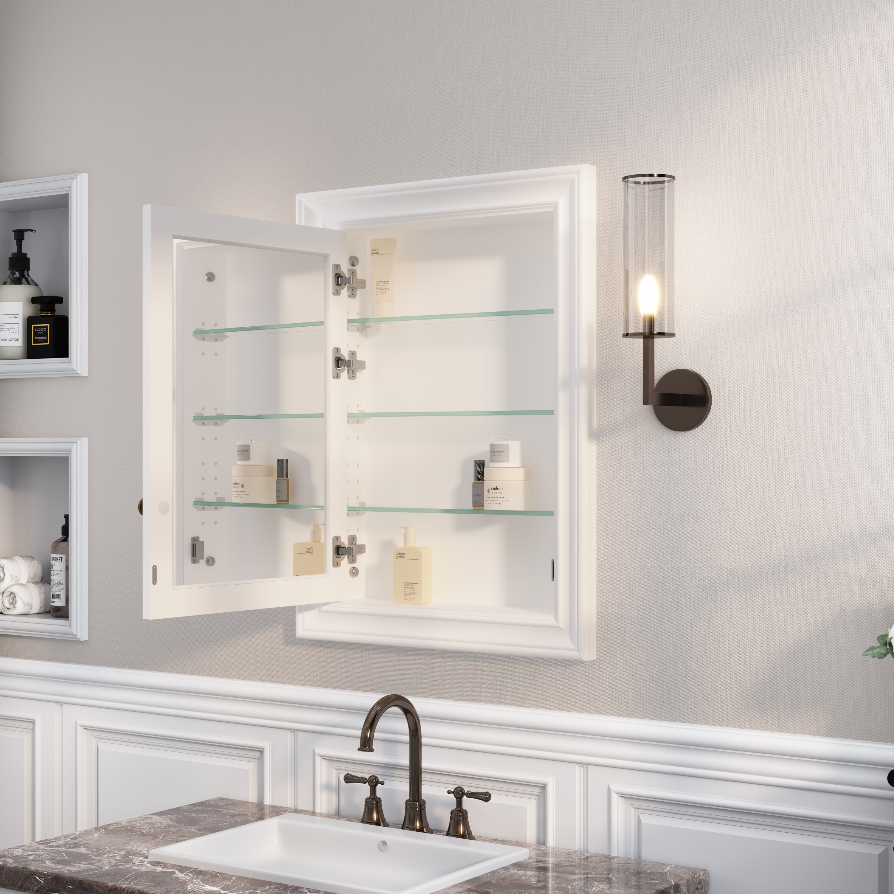 Forclover MF03GI-ME18 Bathroom-Medicine-Cabinets - View #13