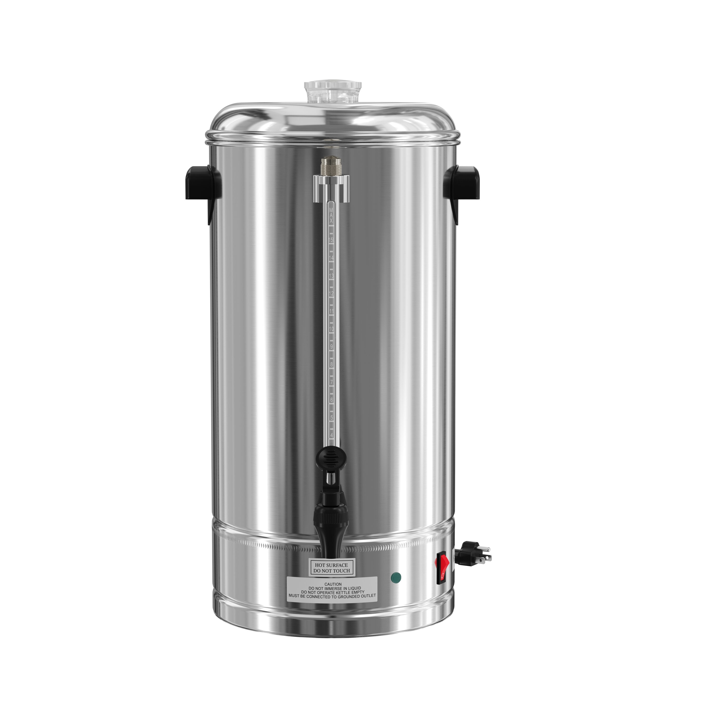 HomeCraft 45-Cup Stainless Steel Residential Coffee Urn in the