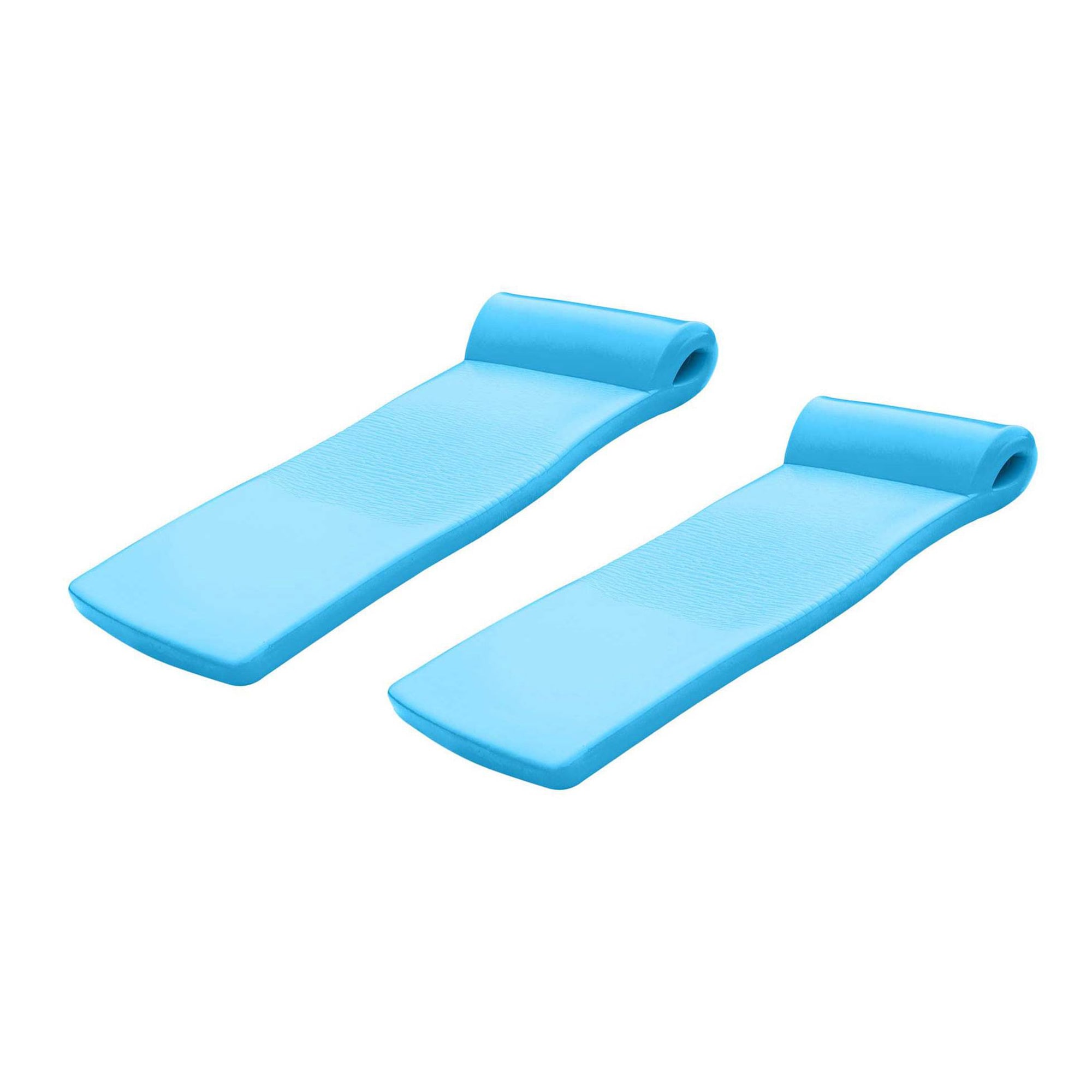 TRC Recreation 110453 72-Inches x 26-Inches Blue Padded lounger 2 -Pack