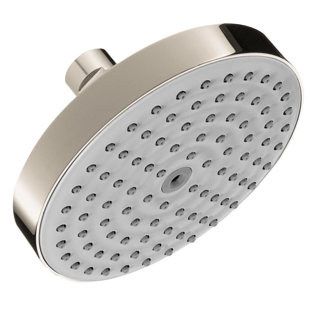 Hansgrohe Raindance Brushed Nickel 6 In Round Fixed Rain Shower Head 2