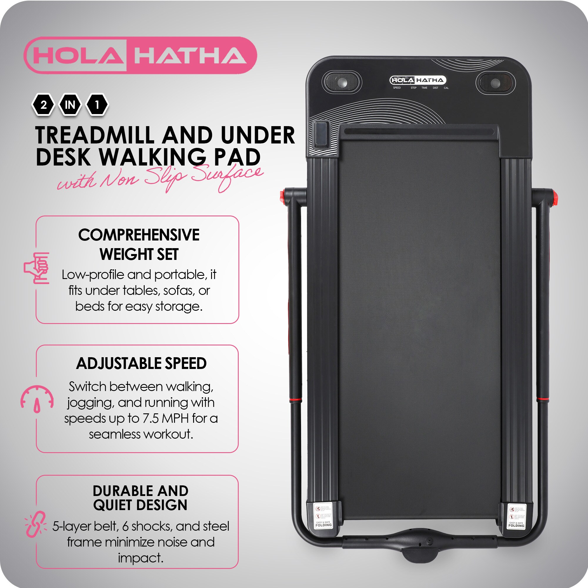 HolaHatha HH0319 treadmills - Thumbnail View #2