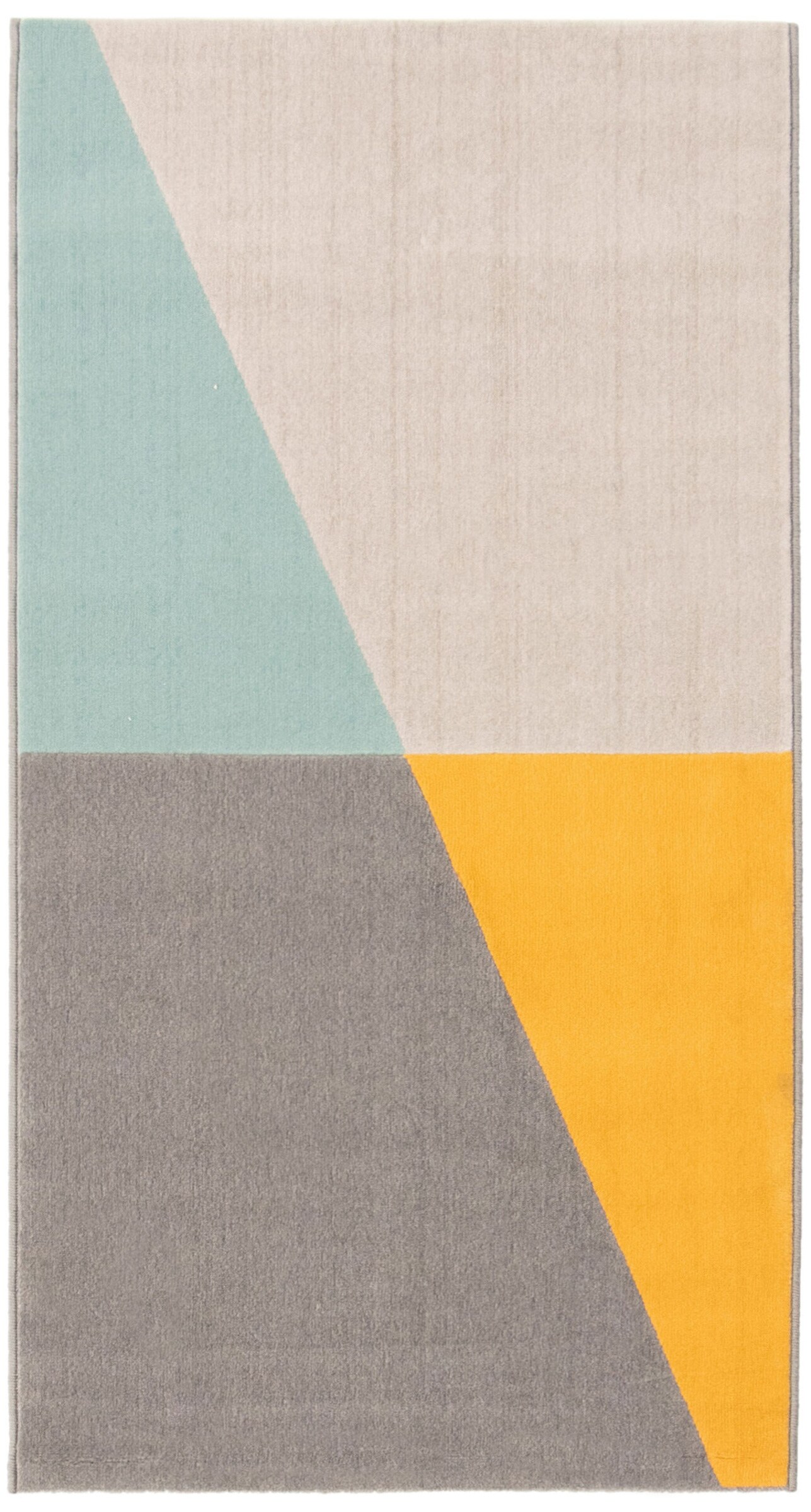ECARPETGALLERY 350979 Oslo 3 x 5 (ft) Polypropylene Gray Rectangular Indoor Geometric Area rug