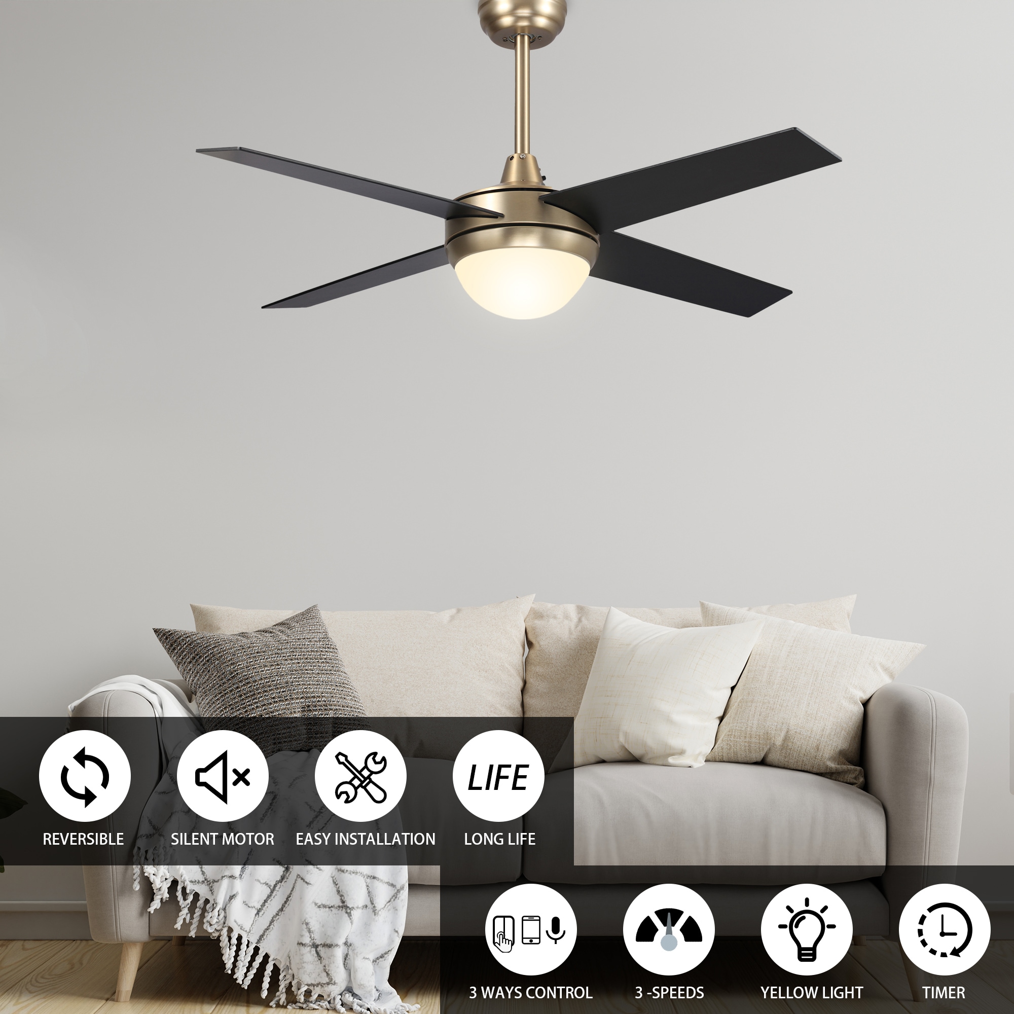 CARRO USA LWGS-524C-L11-G2-1 Ceiling-Fans - View #5