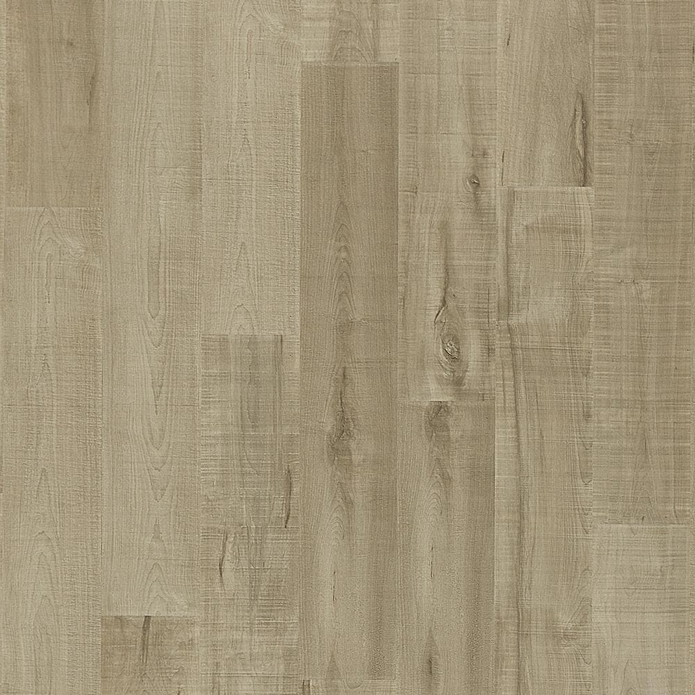 Pergo TimberCraft + WetProtect Leaf Maple 12-mm T x 7-1/2-in W x 47-1/4-in L Waterproof Wood Plank Laminate Flooring (19.63-sq ft / Carton) in Brown -  LF001005