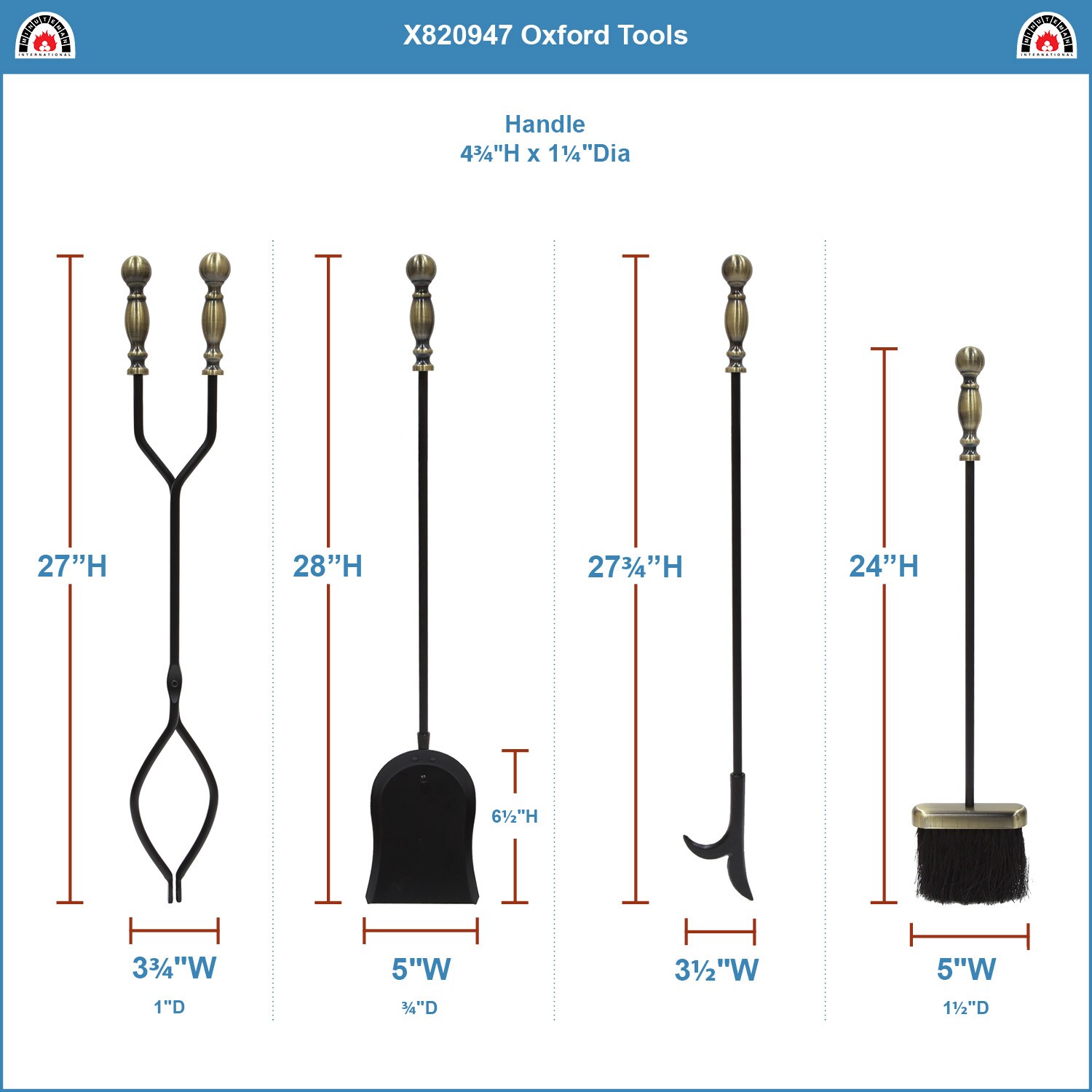 Minuteman International X820947 Fireplace-Tools - View #3
