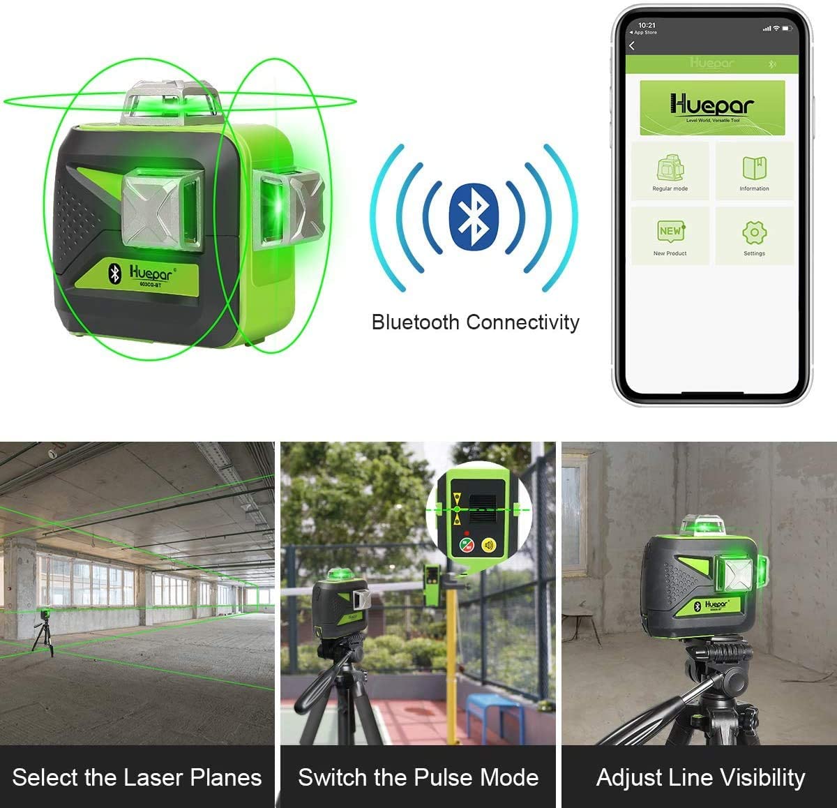 Huepar 603BT-H Laser-Level - View #2