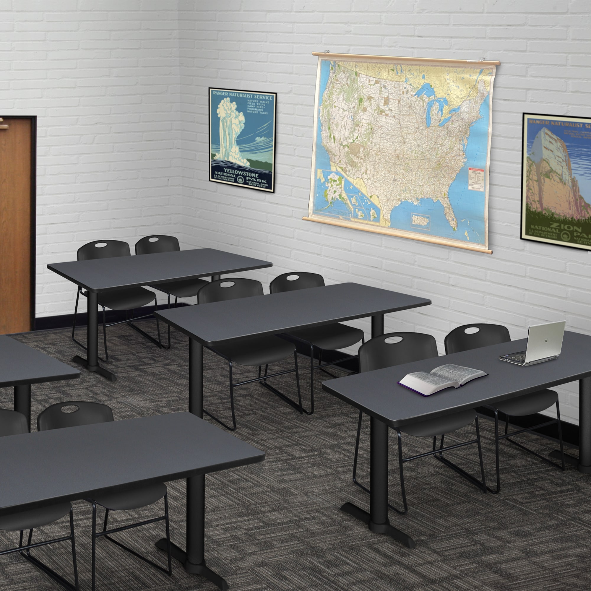 Regency MTRCT4824GY44BK Office-Tables - View #9