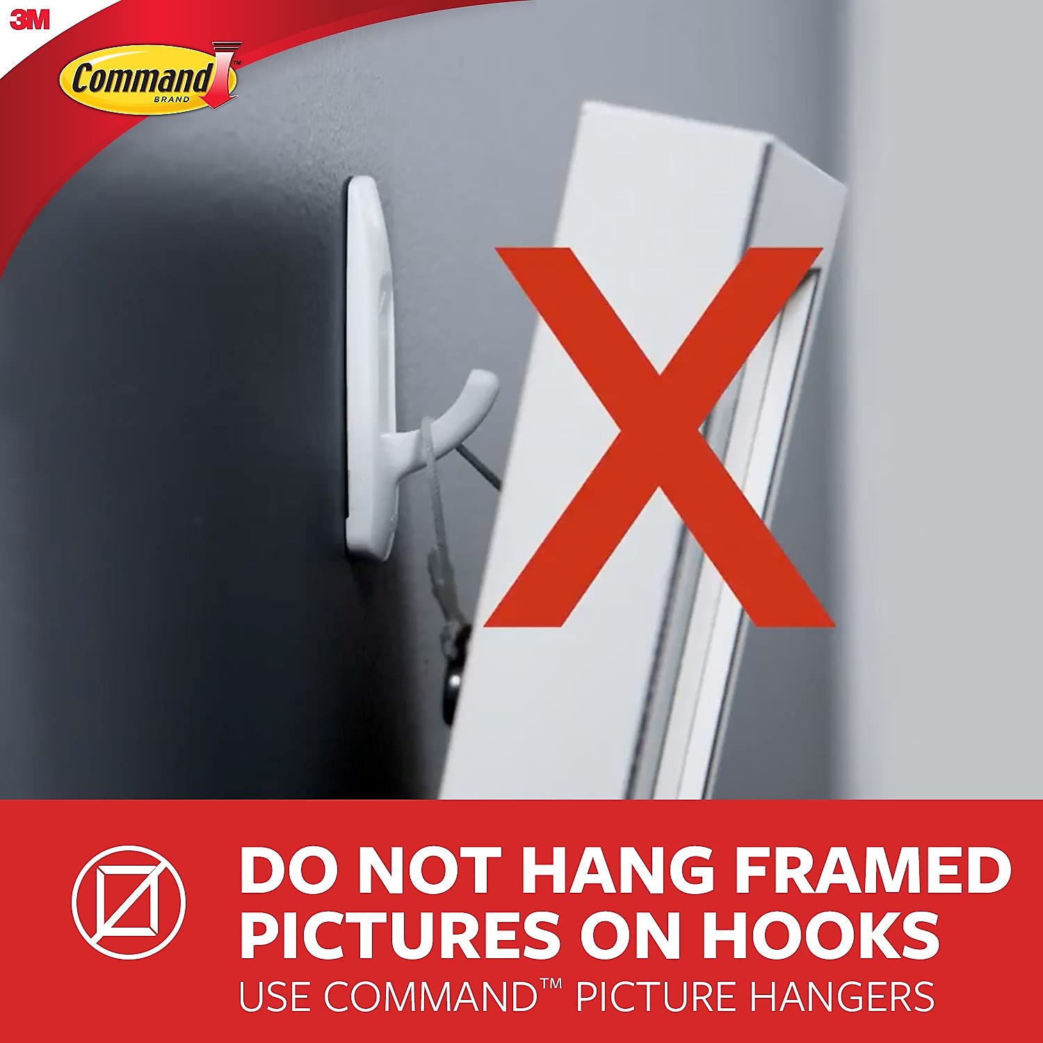 Command BATH18-6ES-INACT Robe-Hooks - View #6