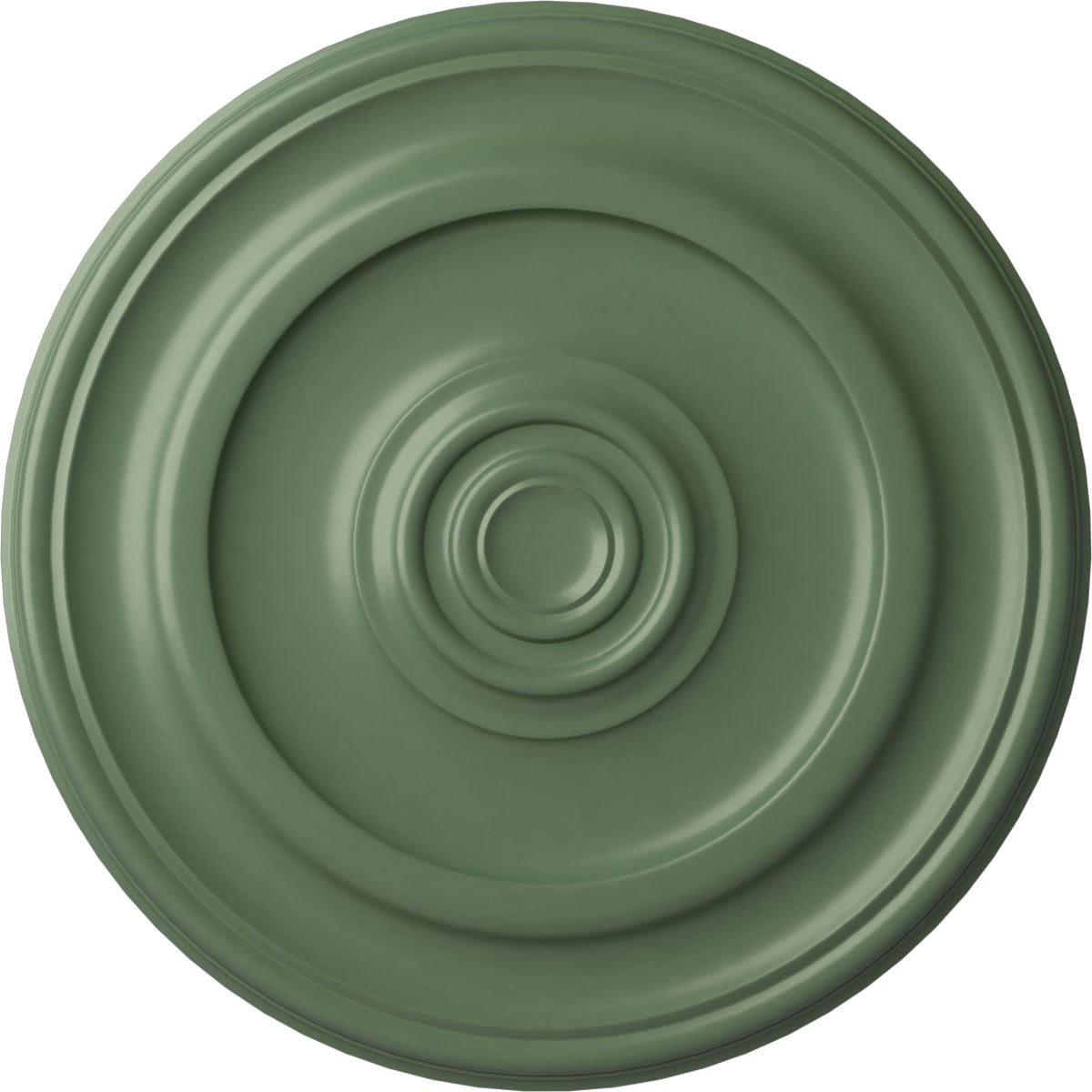 Ekena Millwork CM24KPAGF Kepler Traditional 23.625-in W x 23.625-in L Athenian Green Polyurethane Ceiling Medallion