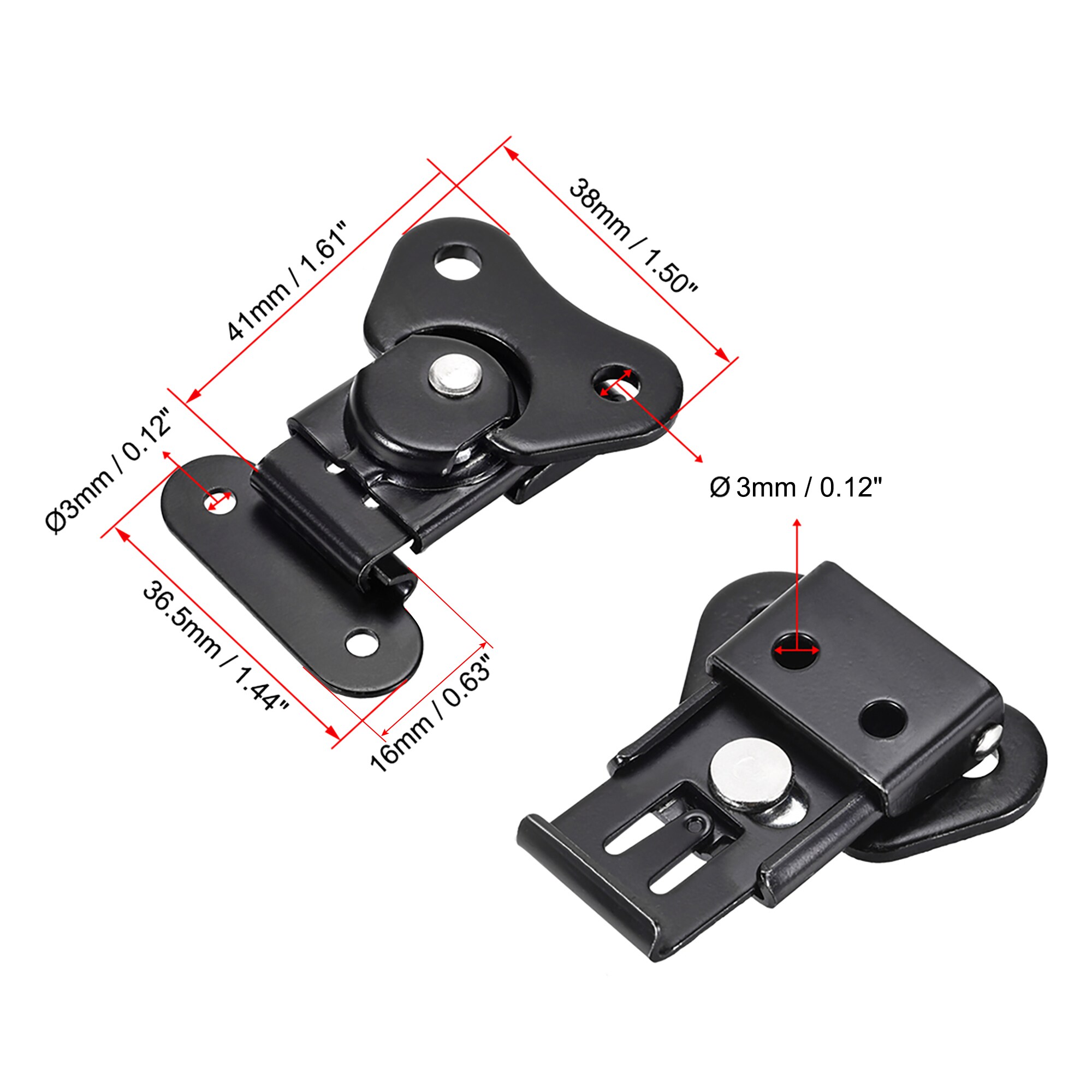 Unique Bargains S25092300UX2914 Cabinet-Latches - View #2