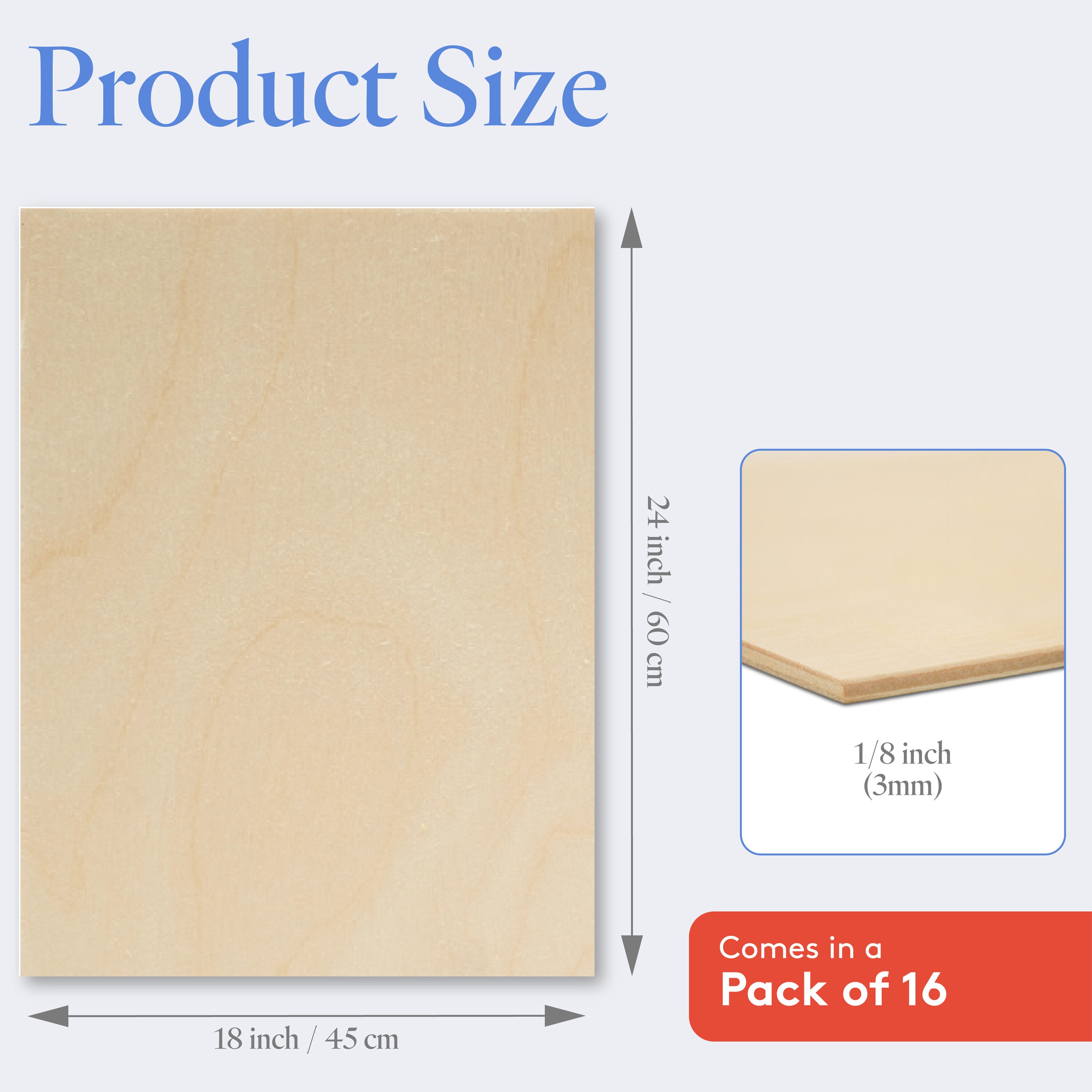 Woodpeckers Crafts MF-PLY-18-24-18-P16 Llc-Plywood - View #2