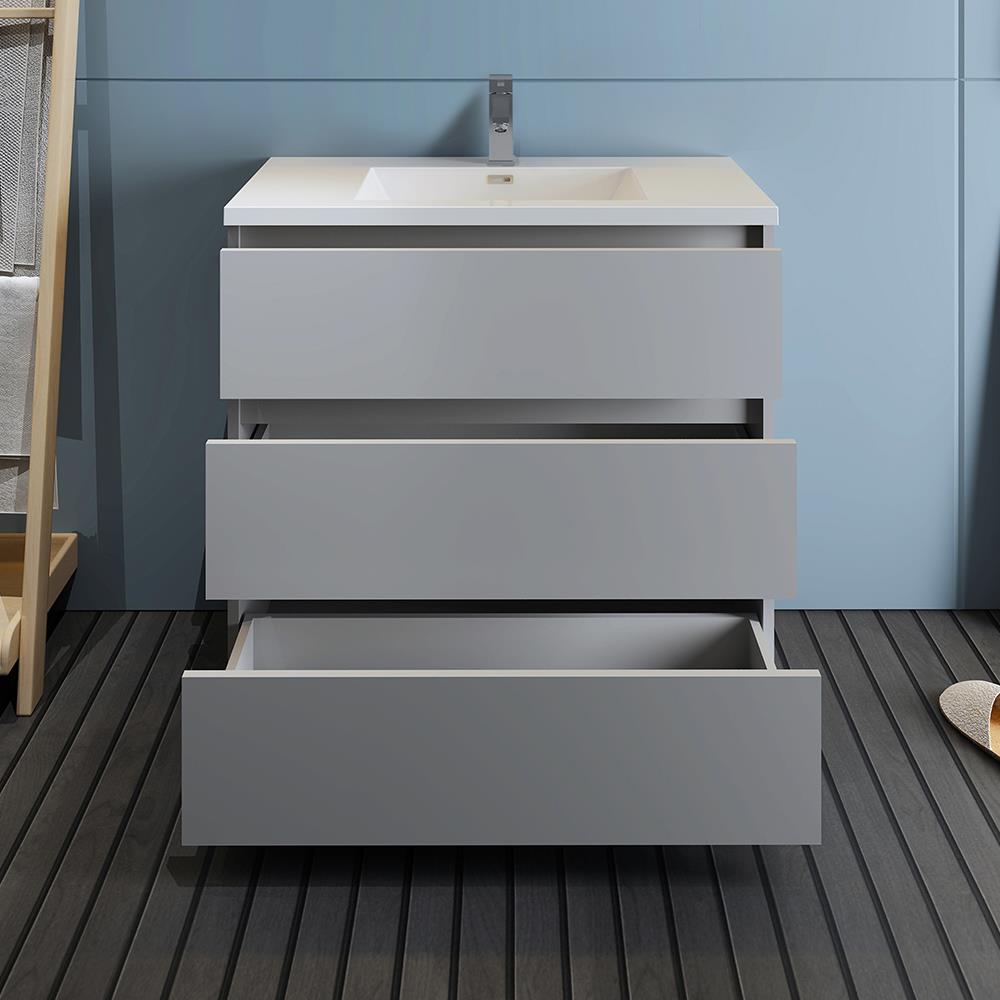 Fresca FCB9336GR-I Bath-Vanity-Combo - View #5